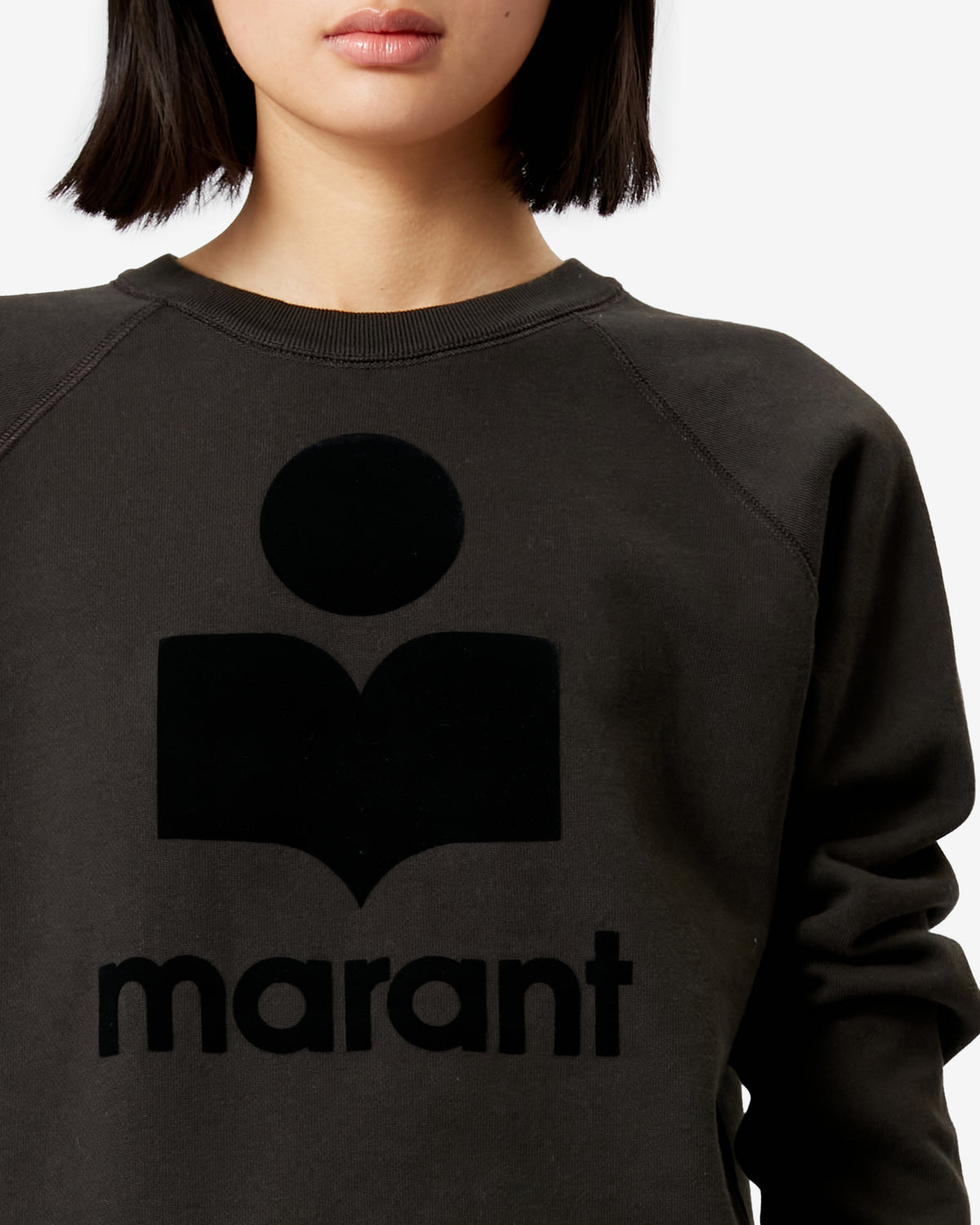 Sweatshirt Milly — Noir délavé, vue 3 ; référence SW003700M017E02FK