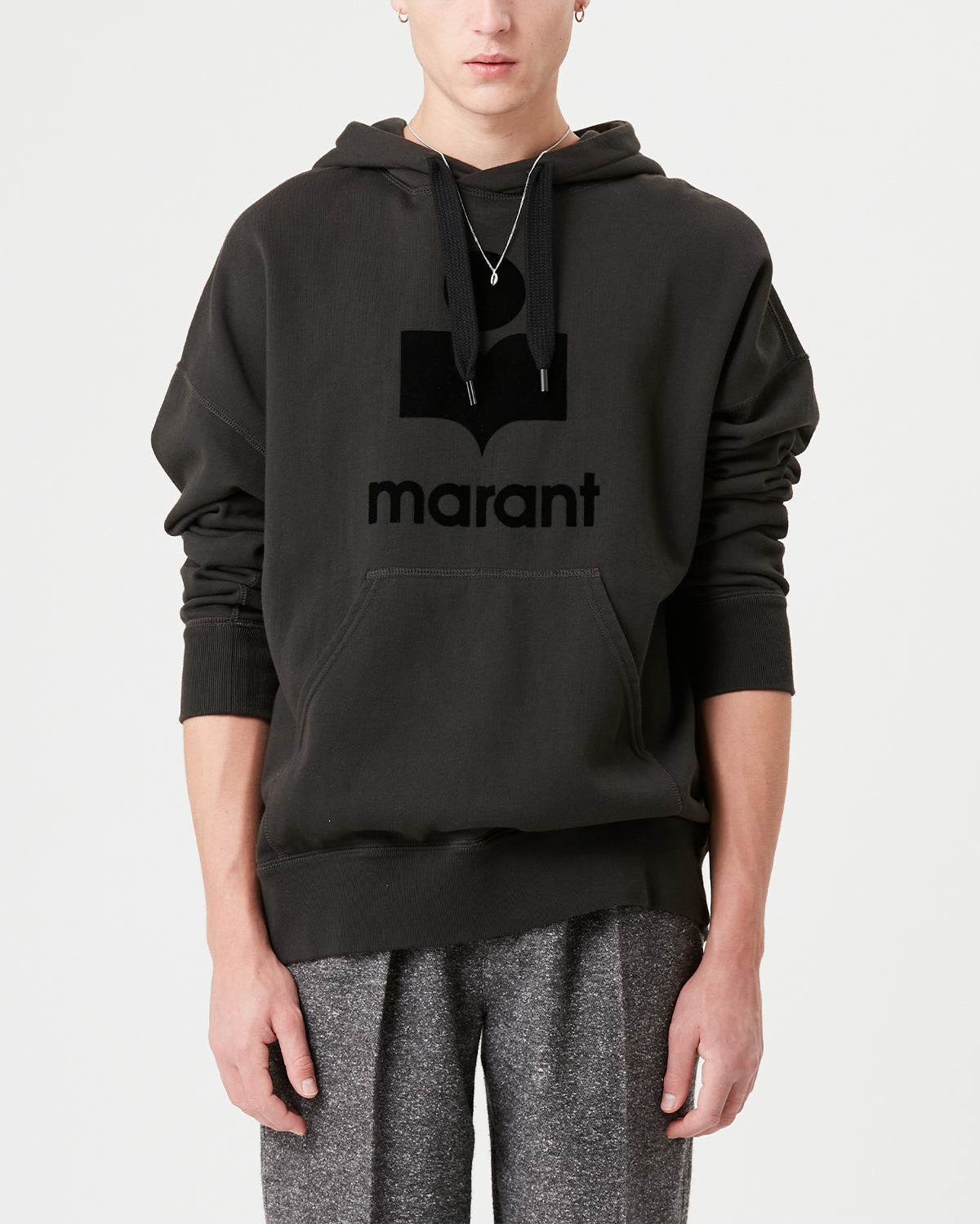 Sweatshirt Miley — Noir délavé, vue 1 ; référence SW005500M003H02FK