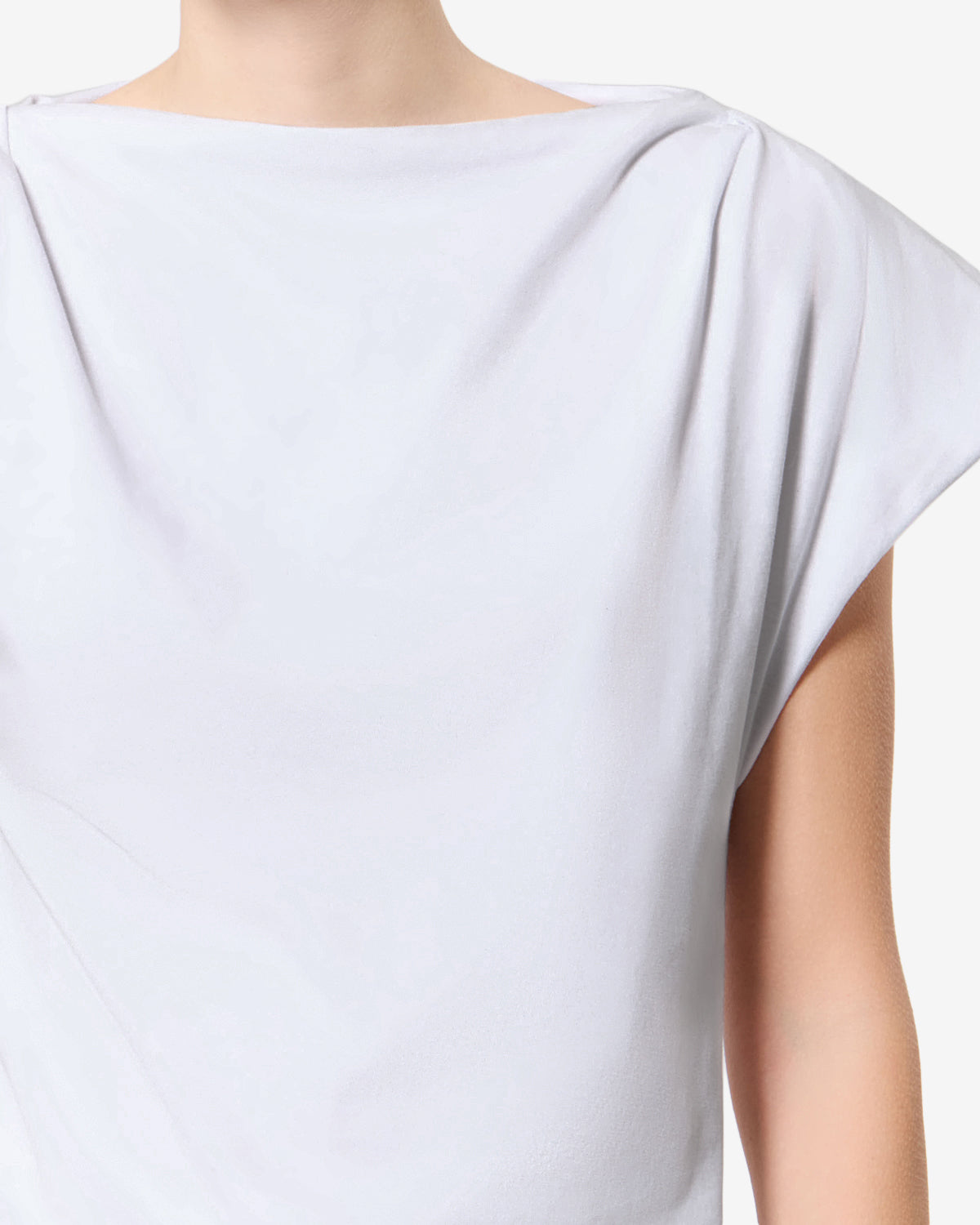T-shirt Sebani — Blanc, vue 3 ; référence TS0097FAA1N41I20WH