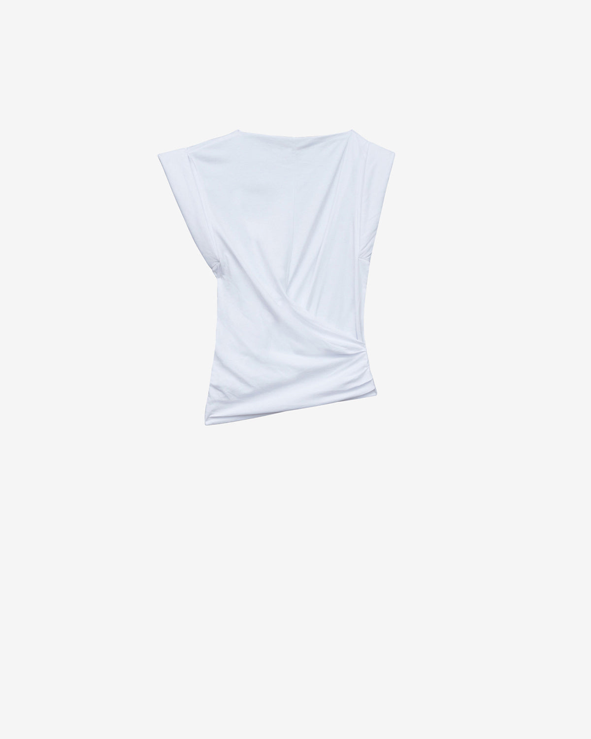 T-shirt Maisan — Blanc, vue 2 ; référence TS0207FAA1N41I20WH