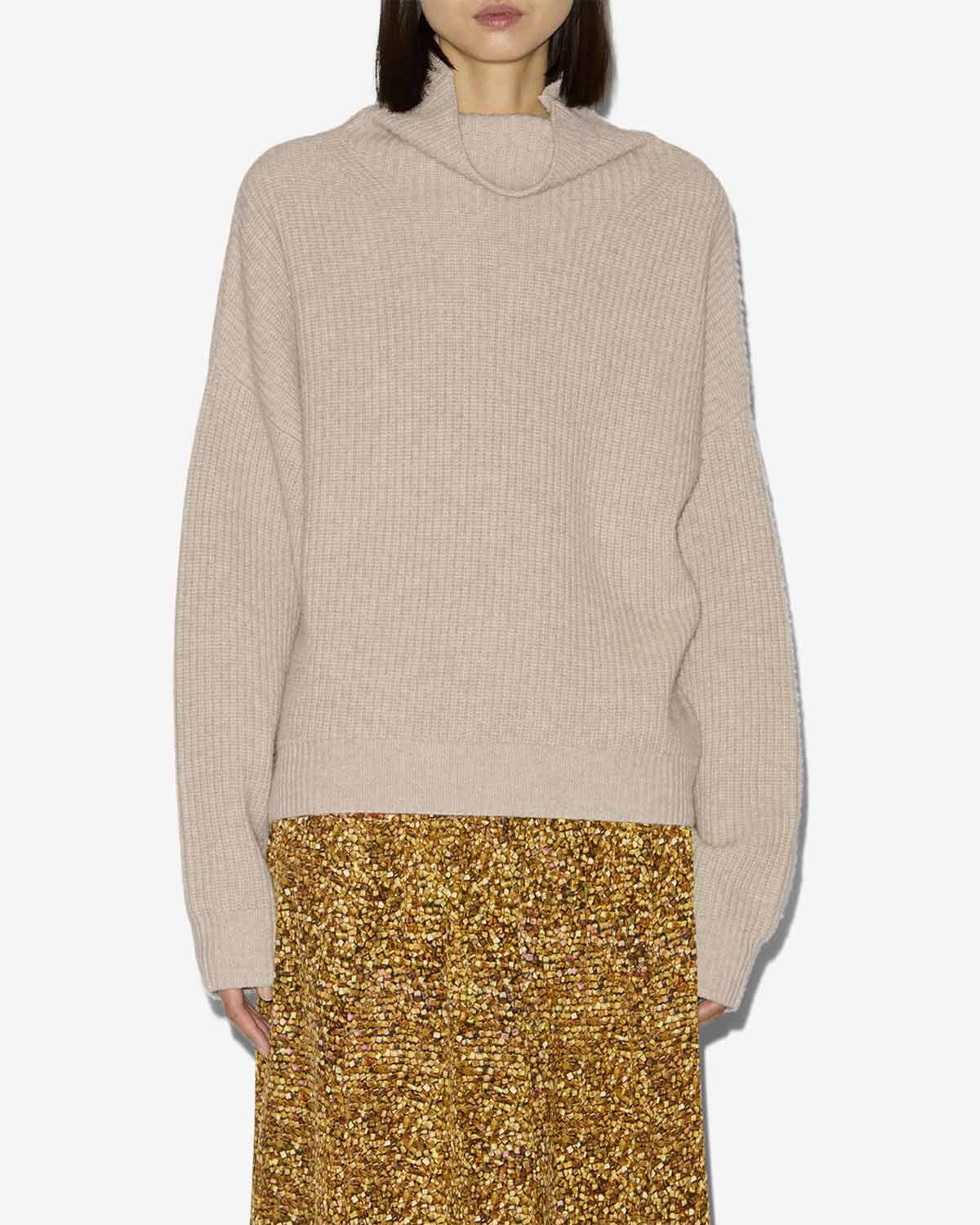 Pull Brooke en laine — Beige, vue 1 ; référence PU0231FAB1L07I90BE