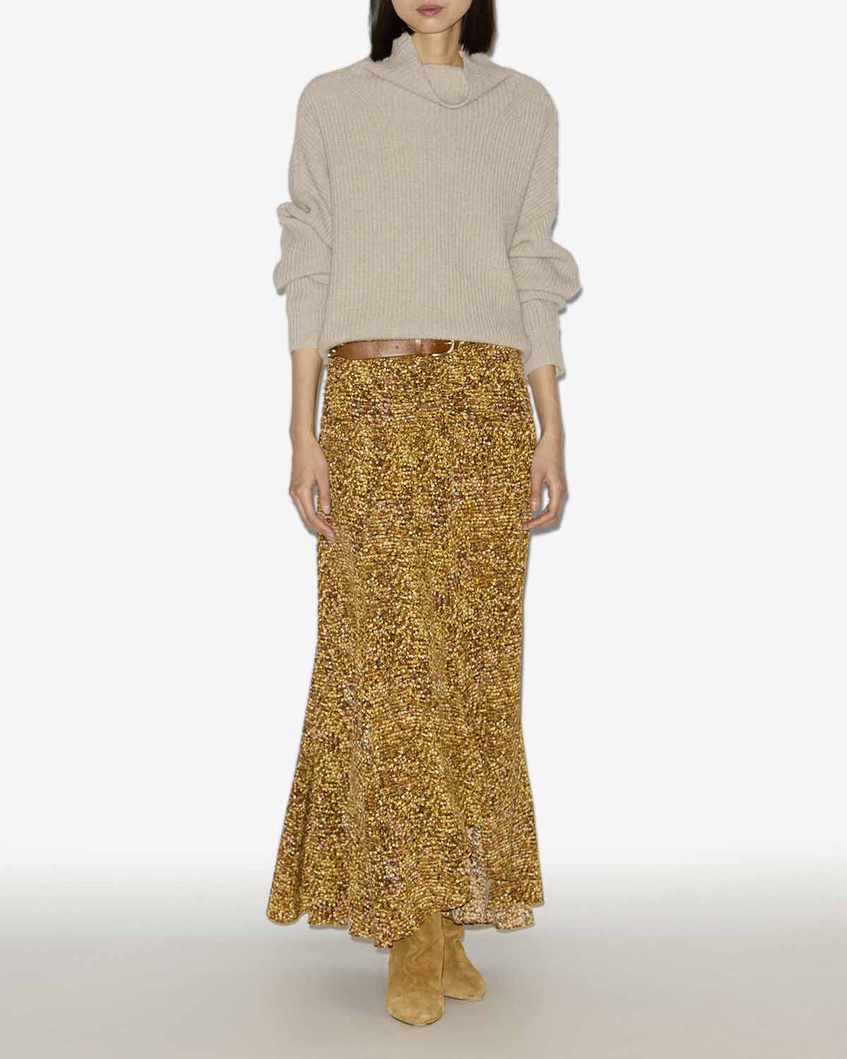 Pull Brooke en laine — Beige, vue 2 ; référence PU0231FAB1L07I90BE