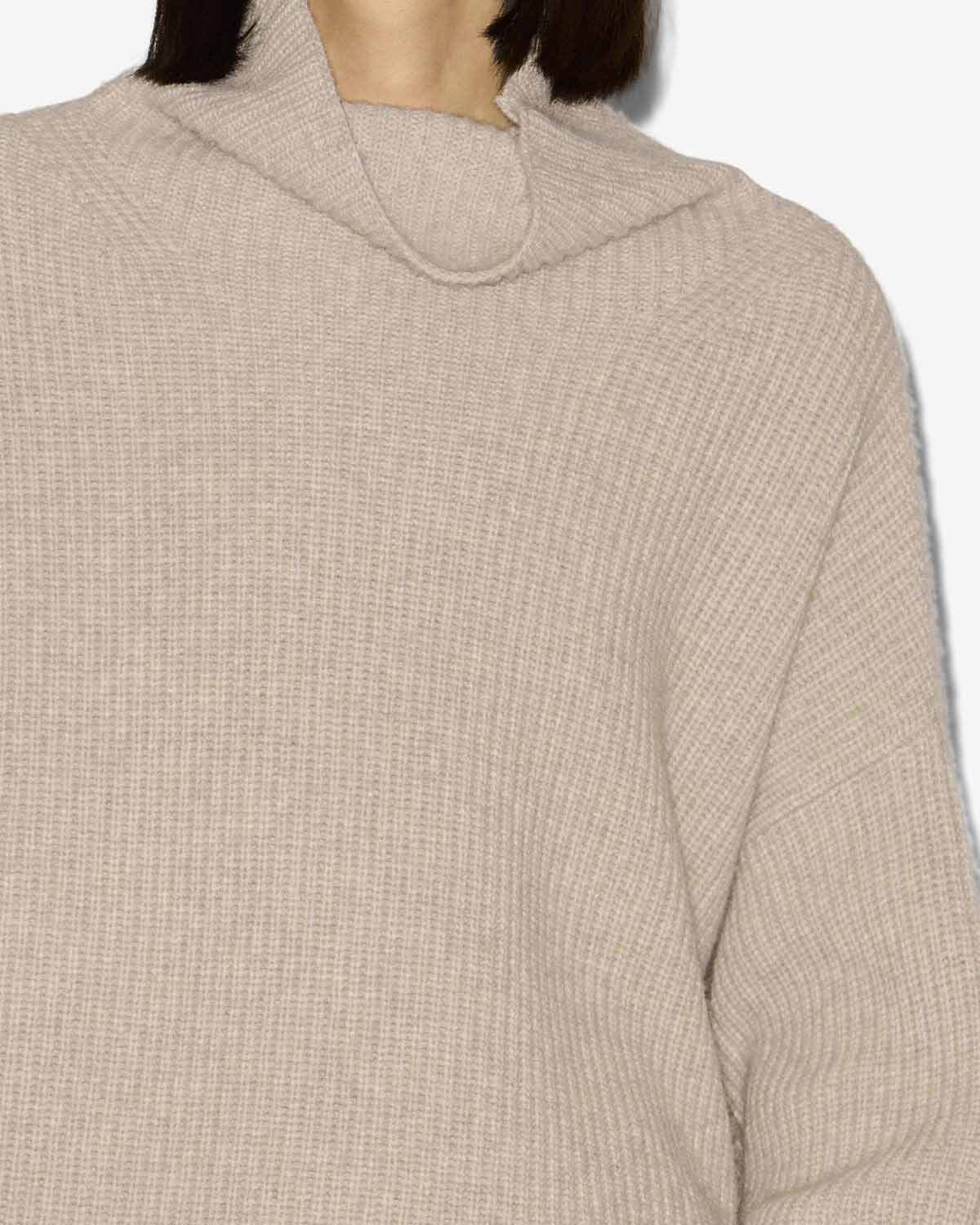 Pull Brooke en laine — Beige, vue 3 ; référence PU0231FAB1L07I90BE
