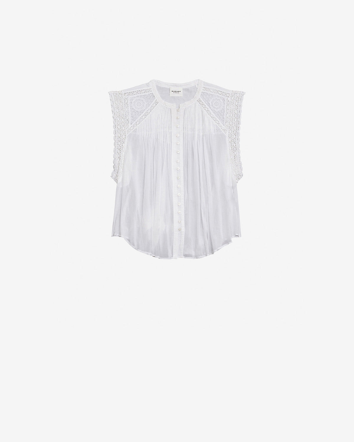 Top Gresia — Blanc, vue 3 ; référence HT0686FAC3J05E20WH