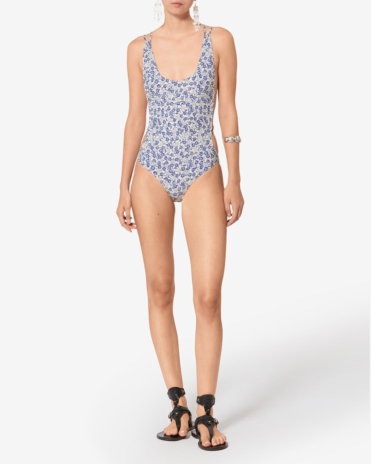 Maillot de bain Tenisia — Bleu, vue 2 ; référence MB0012FAD1P01I30BU