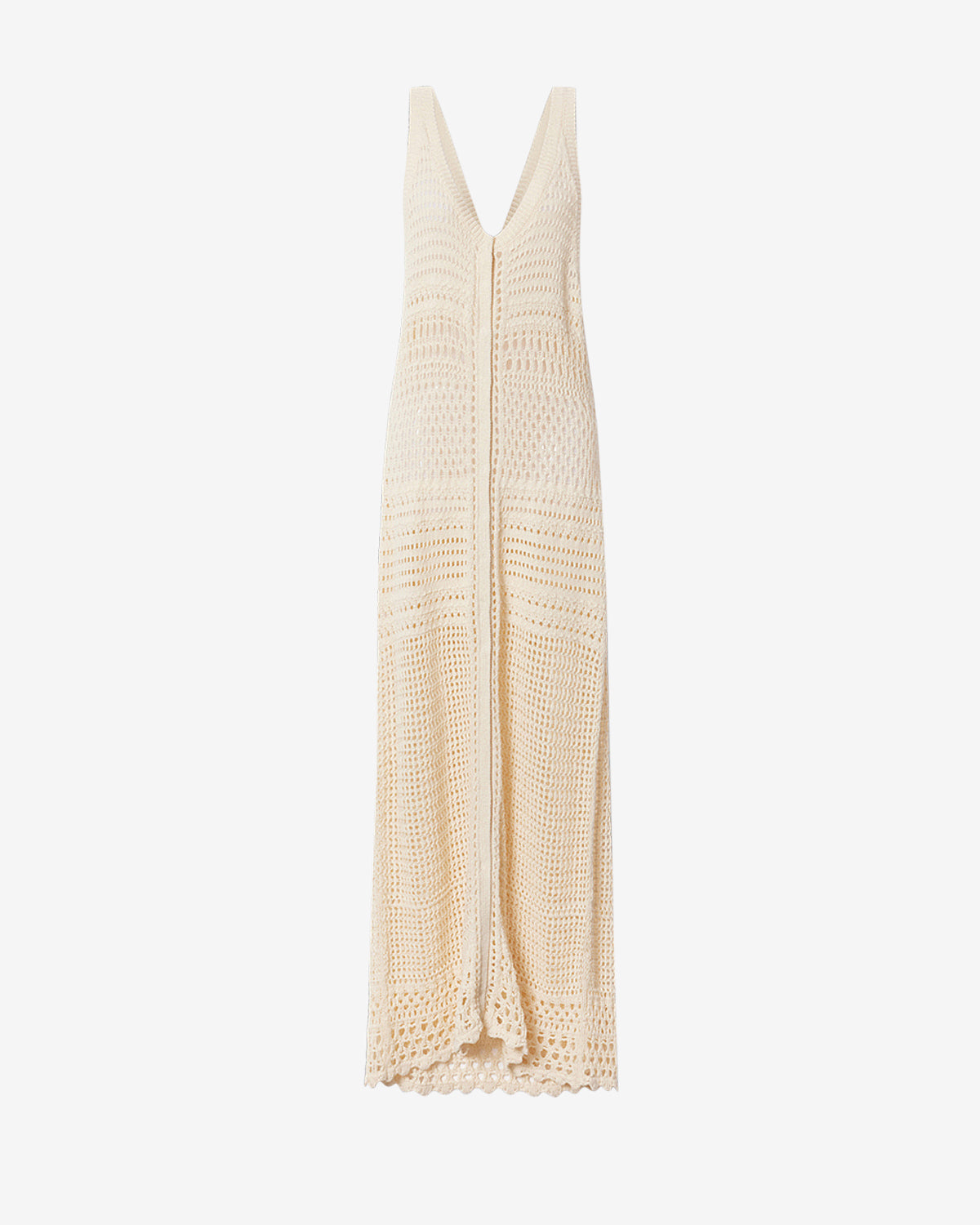 Robe Zaro — Écru, vue 3 ; référence RO1049FAD1L14E23EC