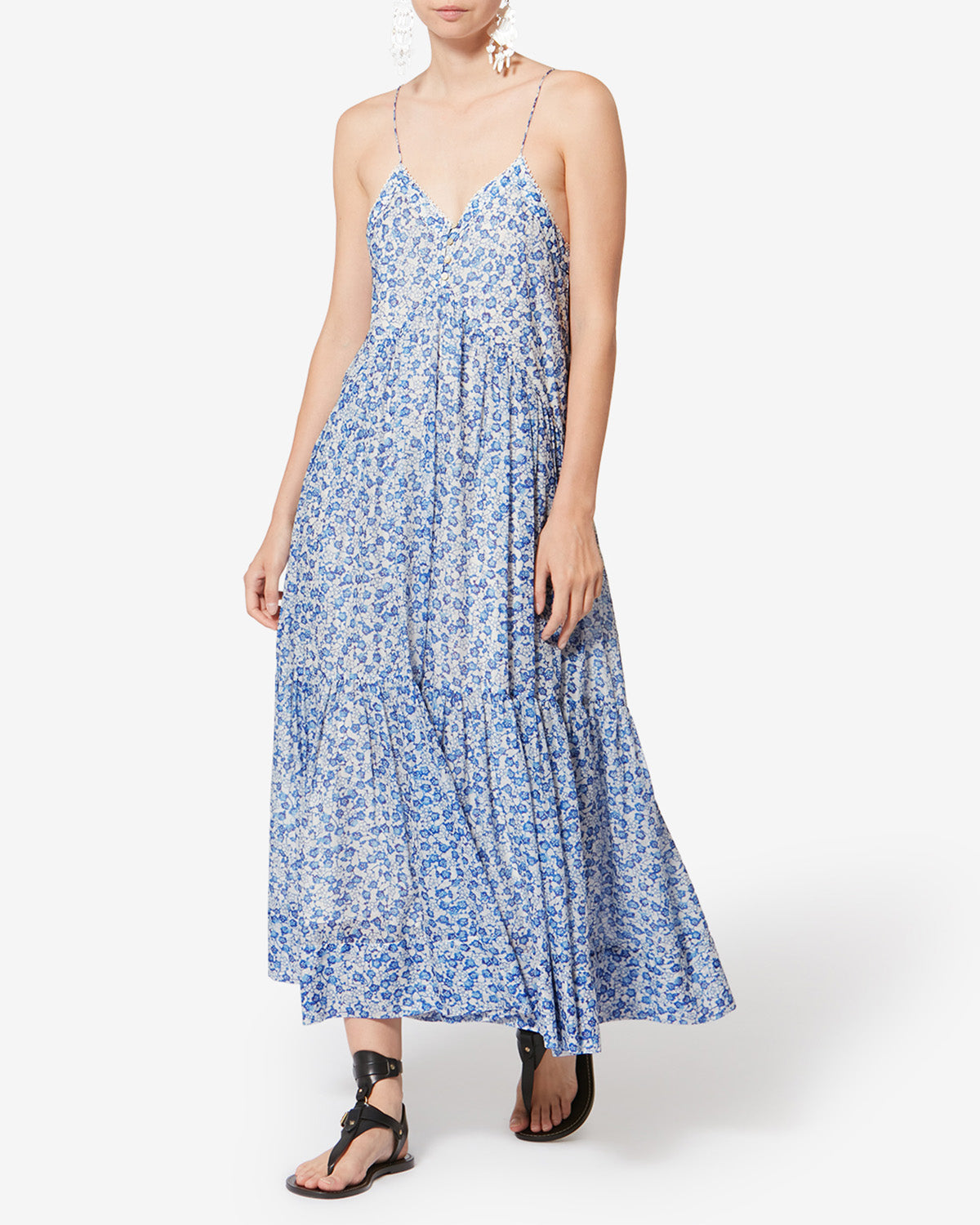 Robe Sabba — Bleu, vue 1 ; référence RO0380FDD1J15E30BU