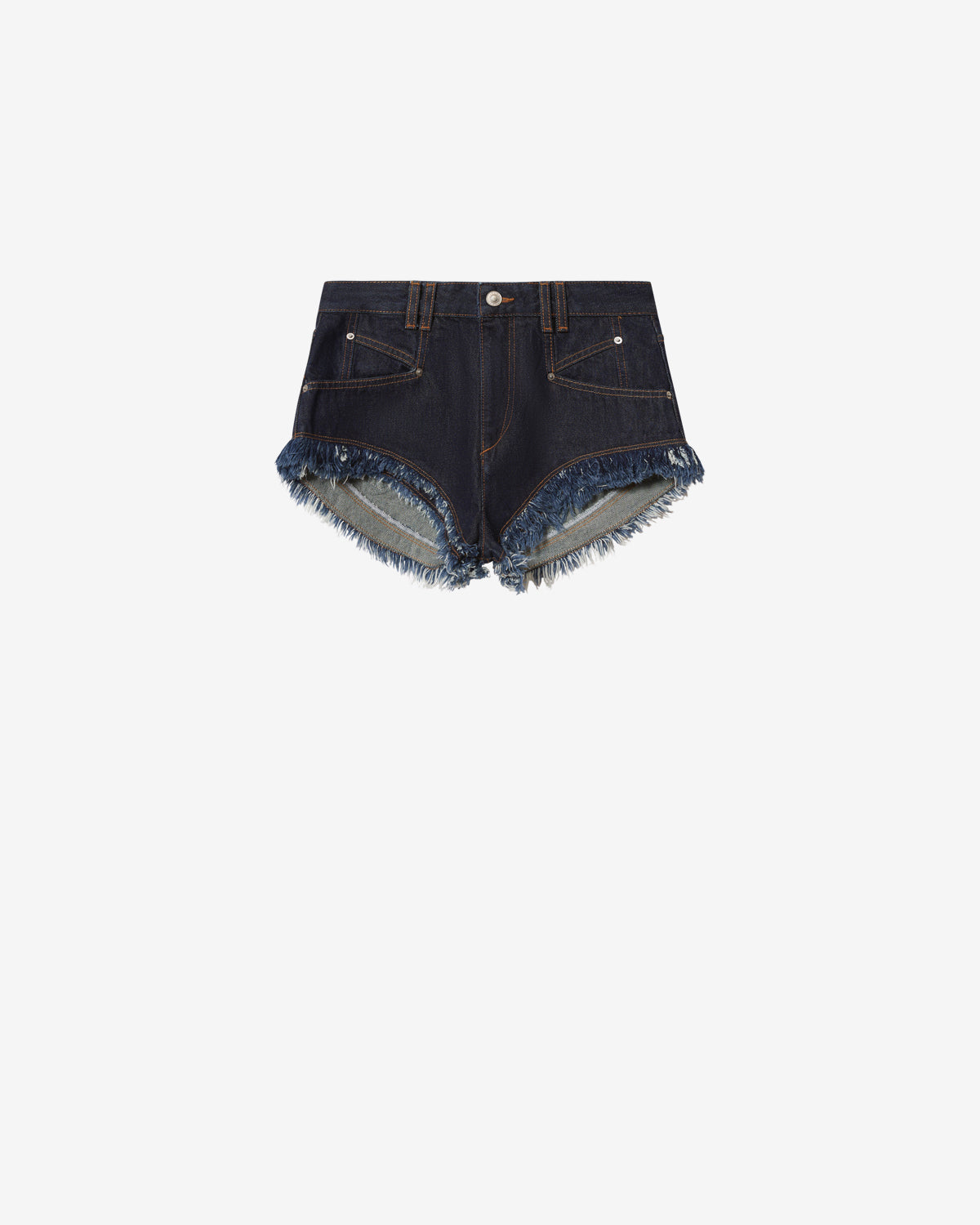 Short Eneidala en denim — Foncé nuit, vue 3 ; référence SH0283FAD1H02I30DM