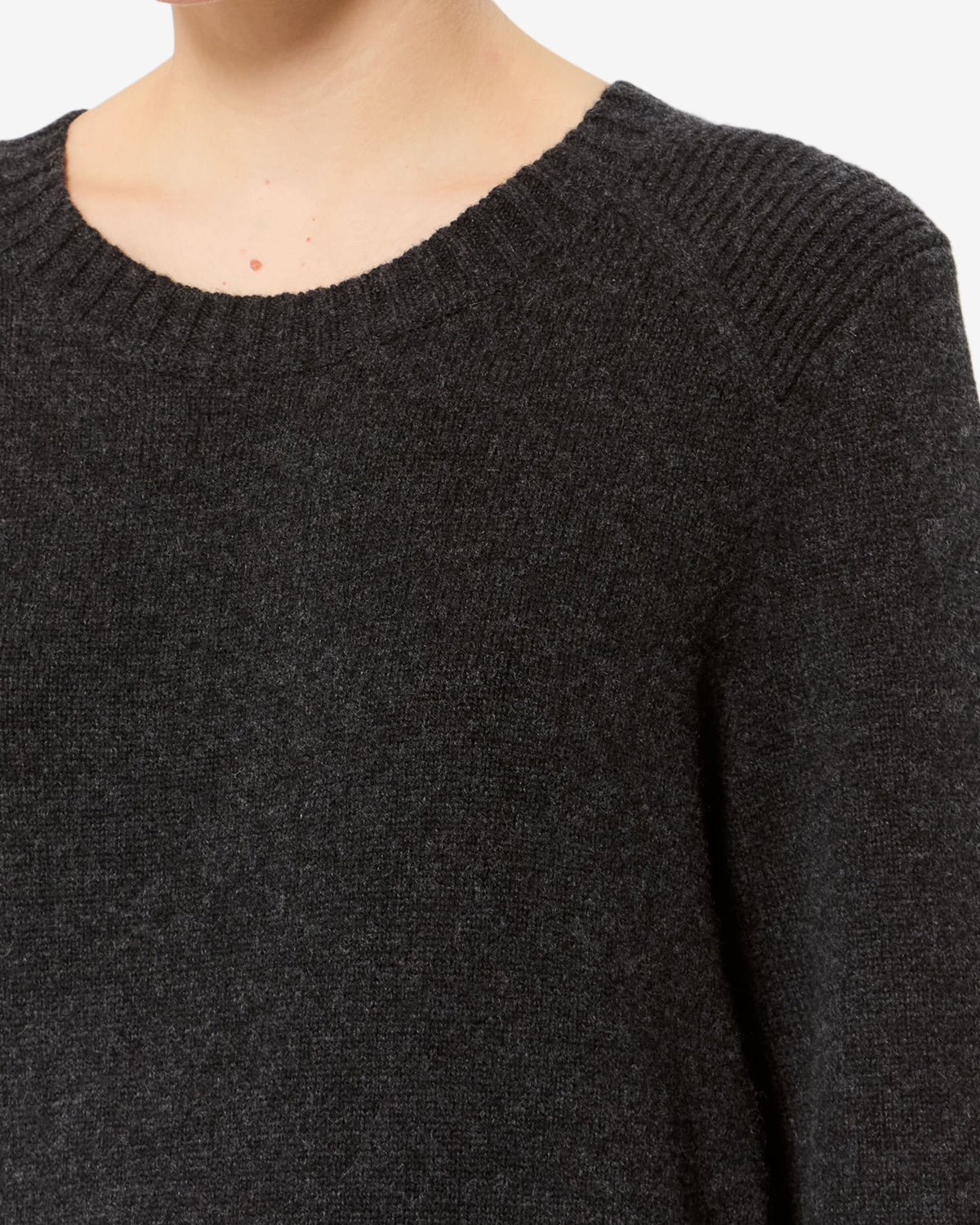 Pull Cornelia en laine — Gris foncé, vue 3 ; référence PU0844FBB1L07I02DG