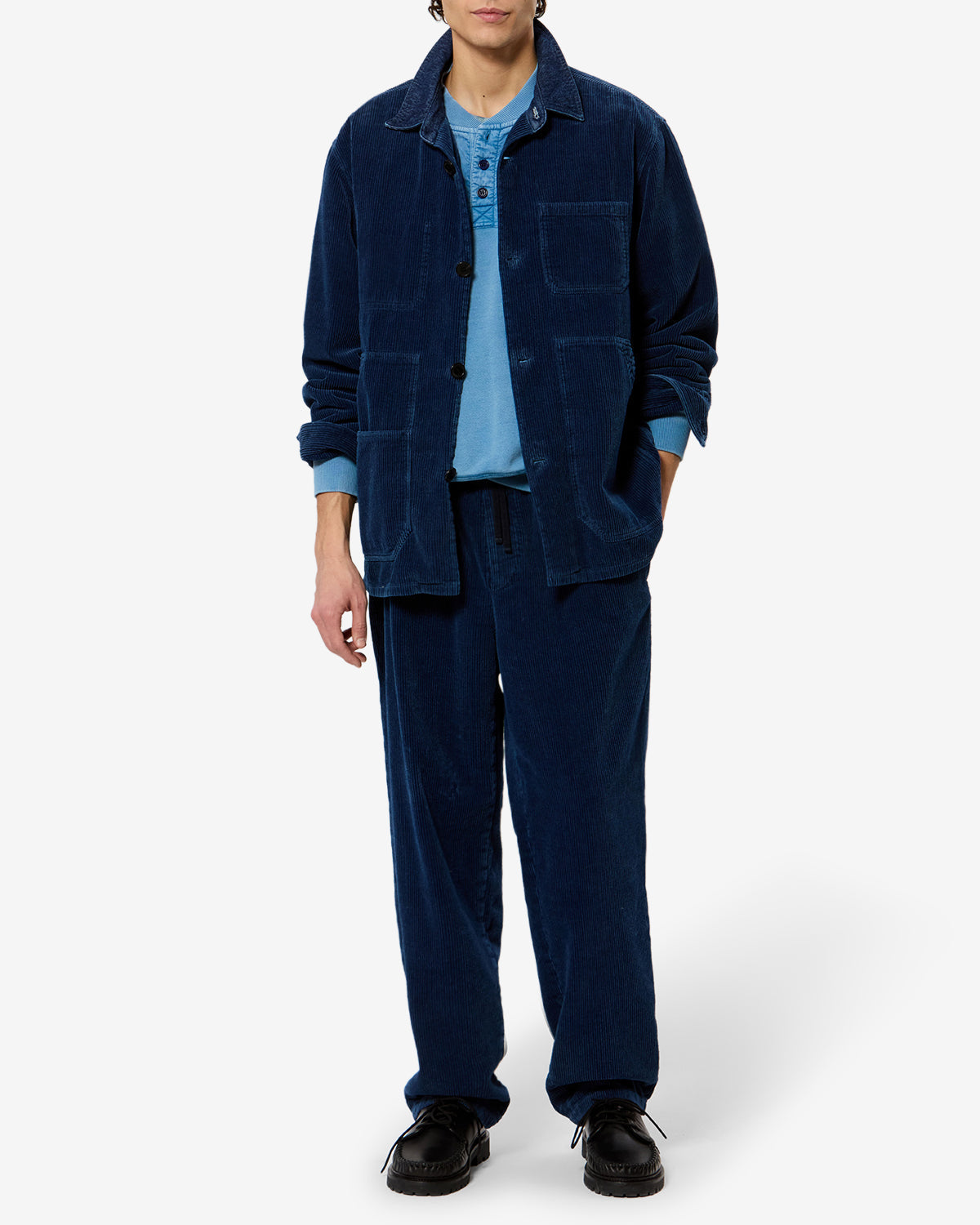 Veste Arzur — Bleu indigo, vue 2 ; référence VE0778HAD3G01H30IN