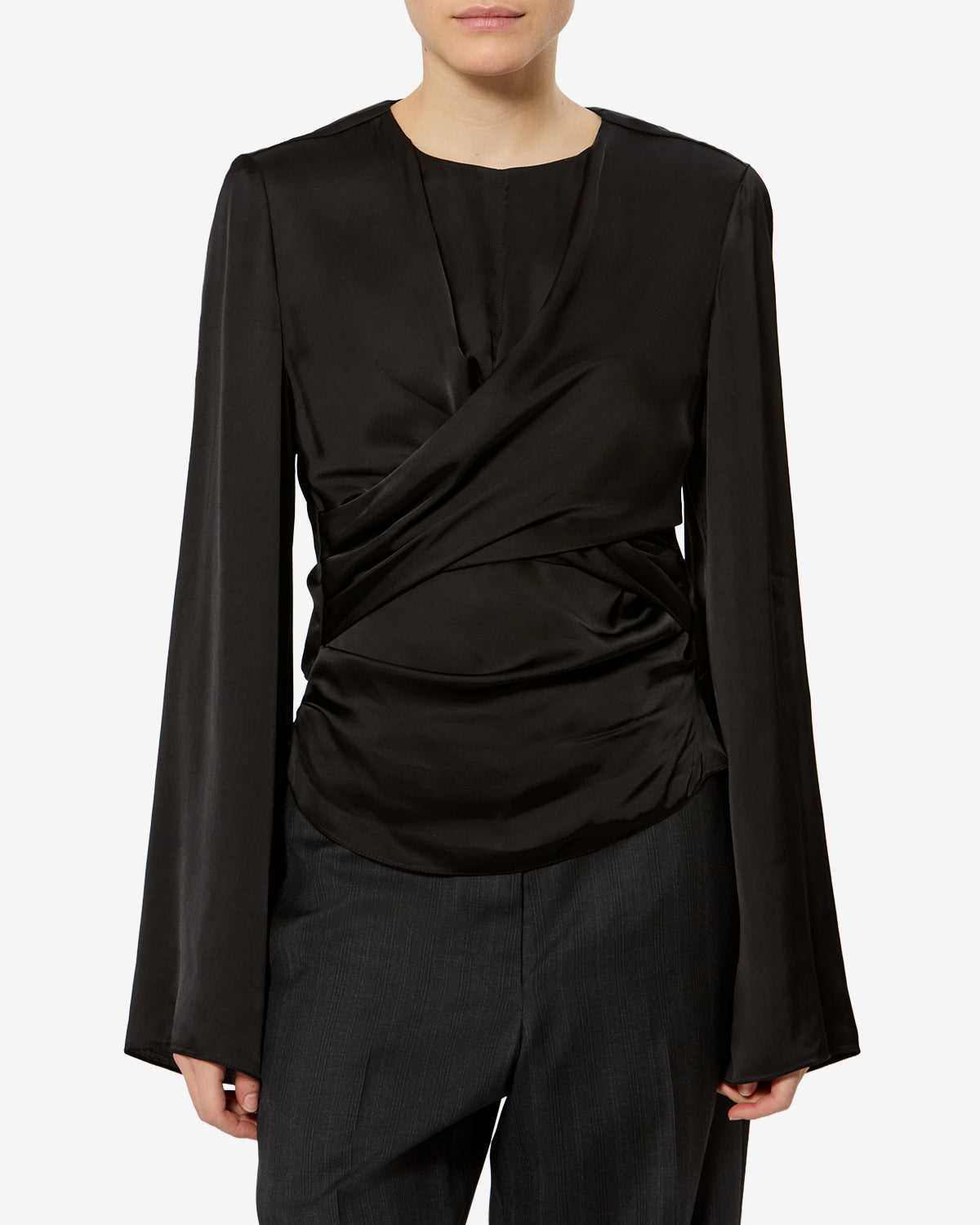 Blouse Neame — Noir, vue 1 ; référence HT0894FAD3J13I01BK