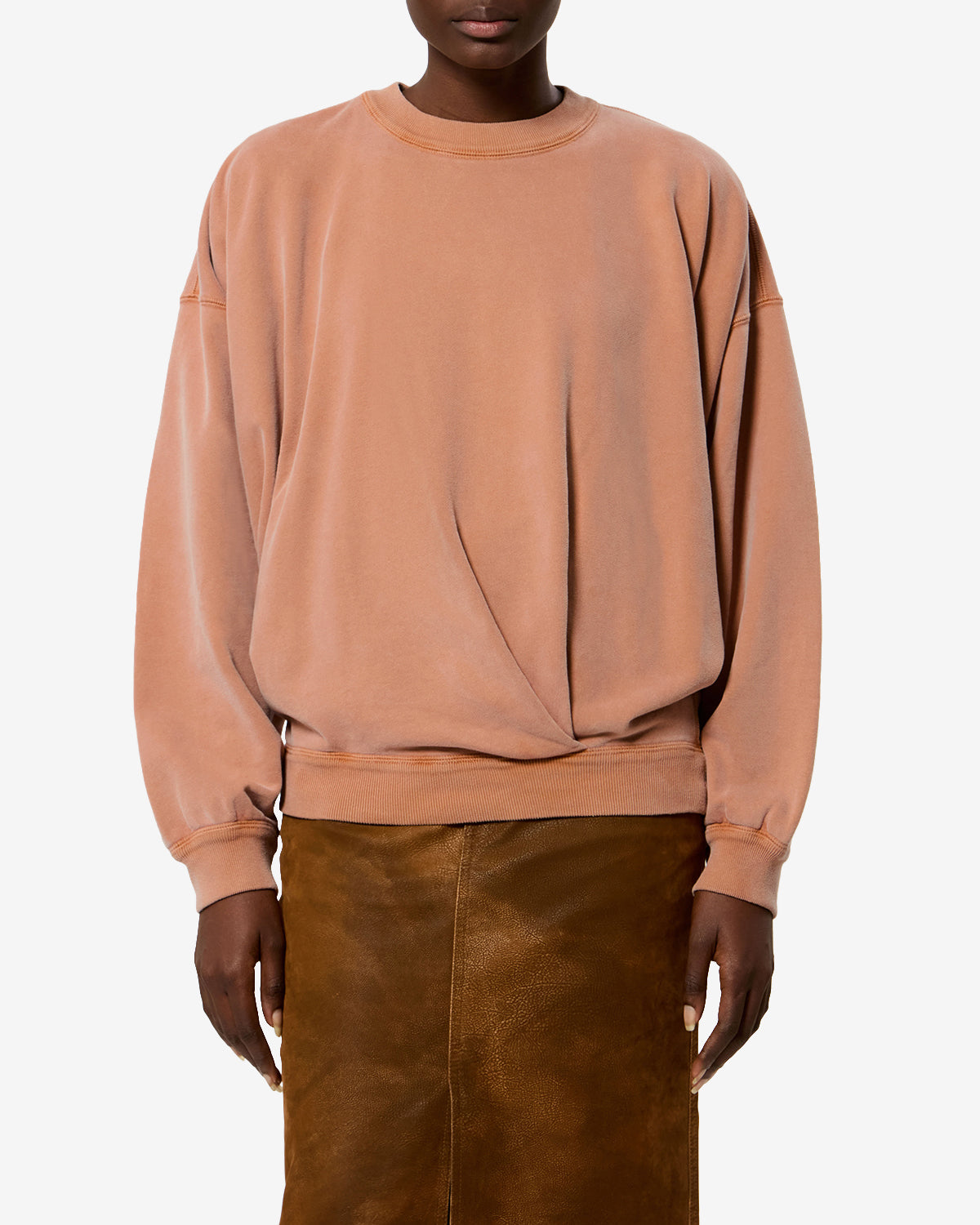 Sweatshirt Sauria — Orange, vue 1 ; référence SW0149FAD1M01E11RU