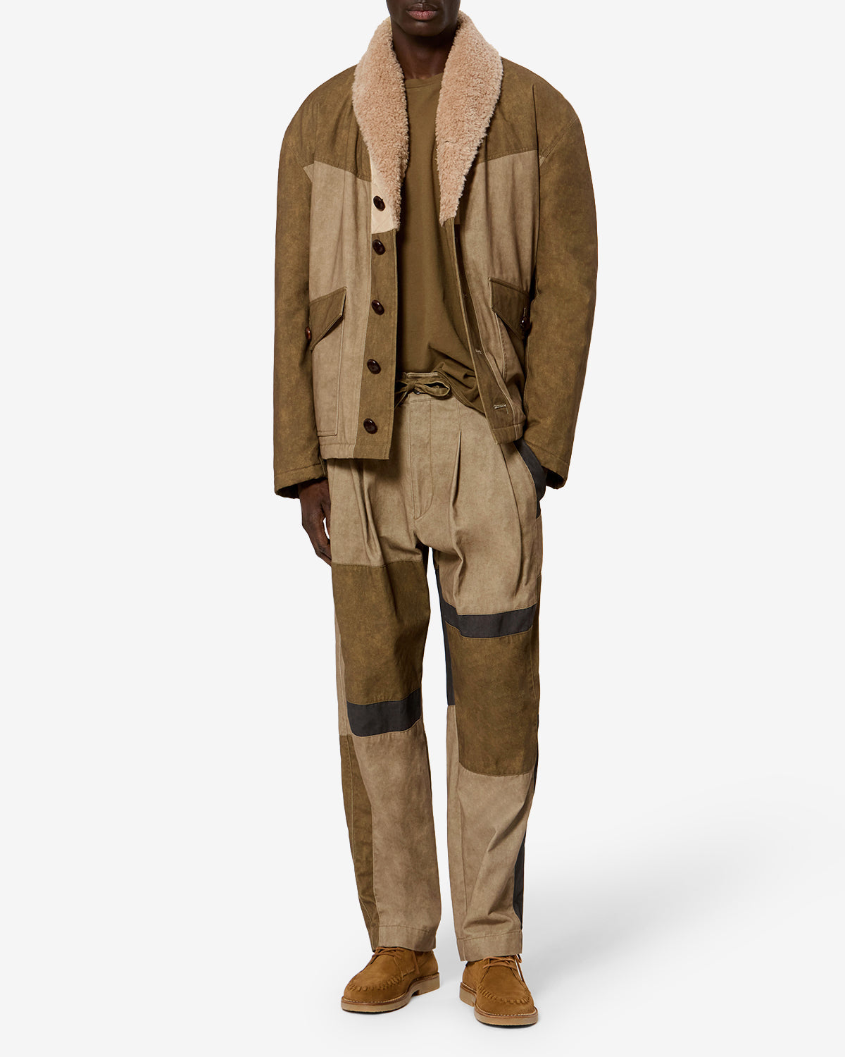Manteau Toswald — Kaki, vue 2 ; référence MA0601HAD3G02H67KI