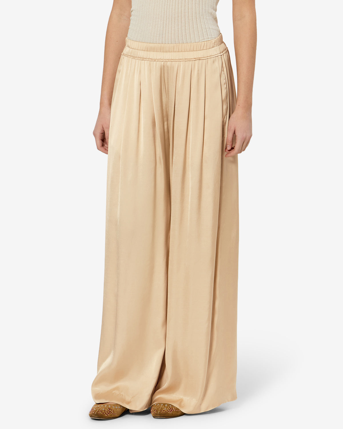 Pantalon Nolia — Beige, vue 1 ; référence PA0716FAD3J13I90BE