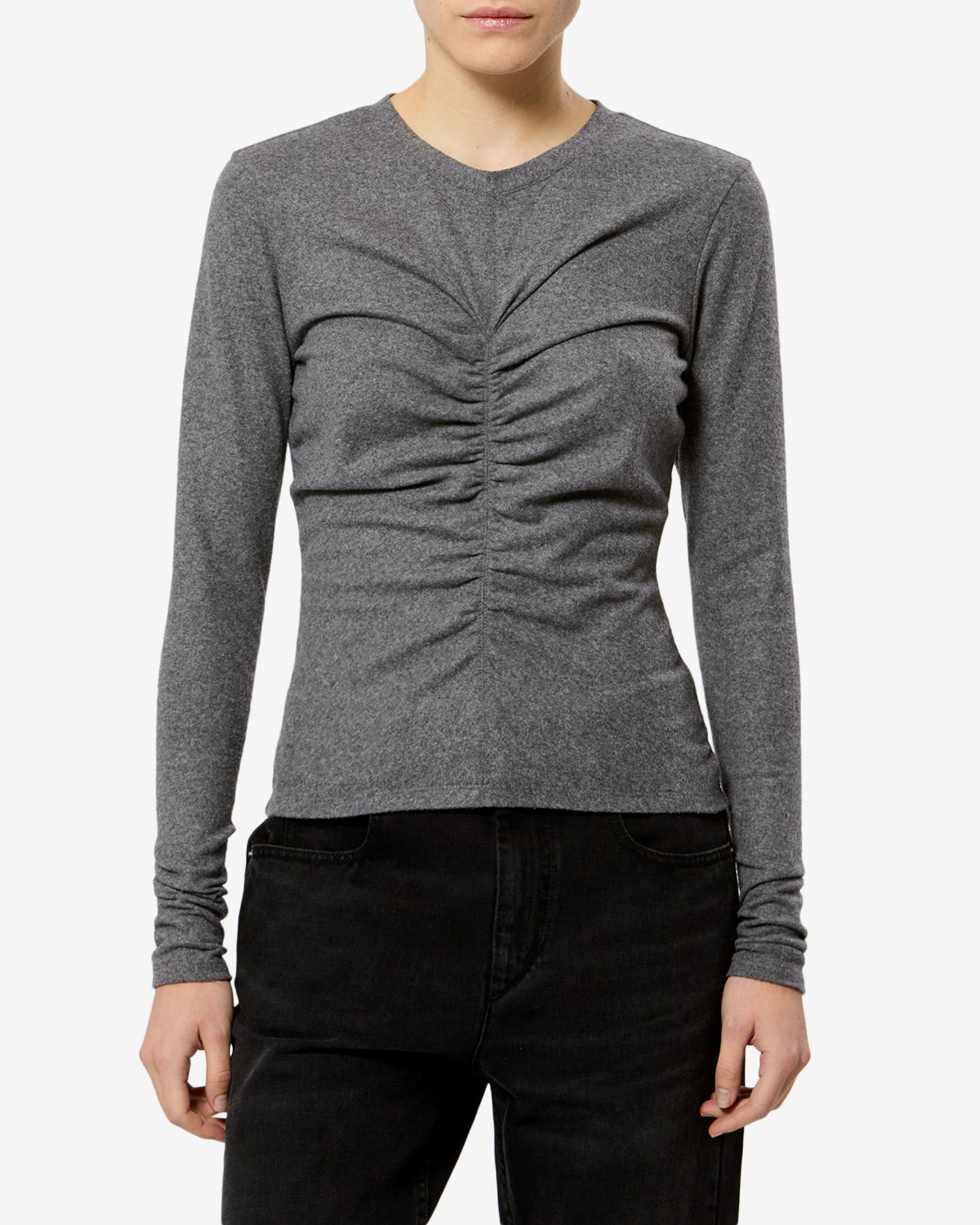 Top Delesa — Gris, vue 1 ; référence HT0960FAD3K05E02GY