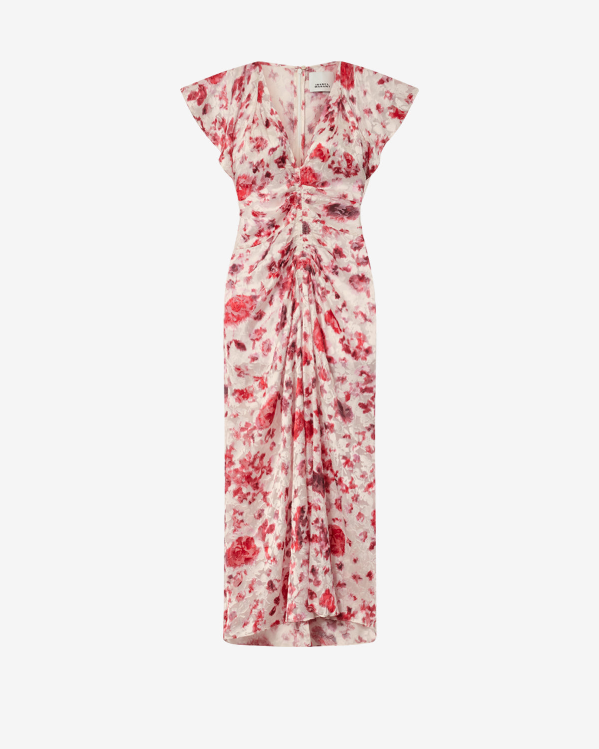 Robe Lyndsay — Écru-rose, vue 3 ; référence RO0229FFD3J14IECPK