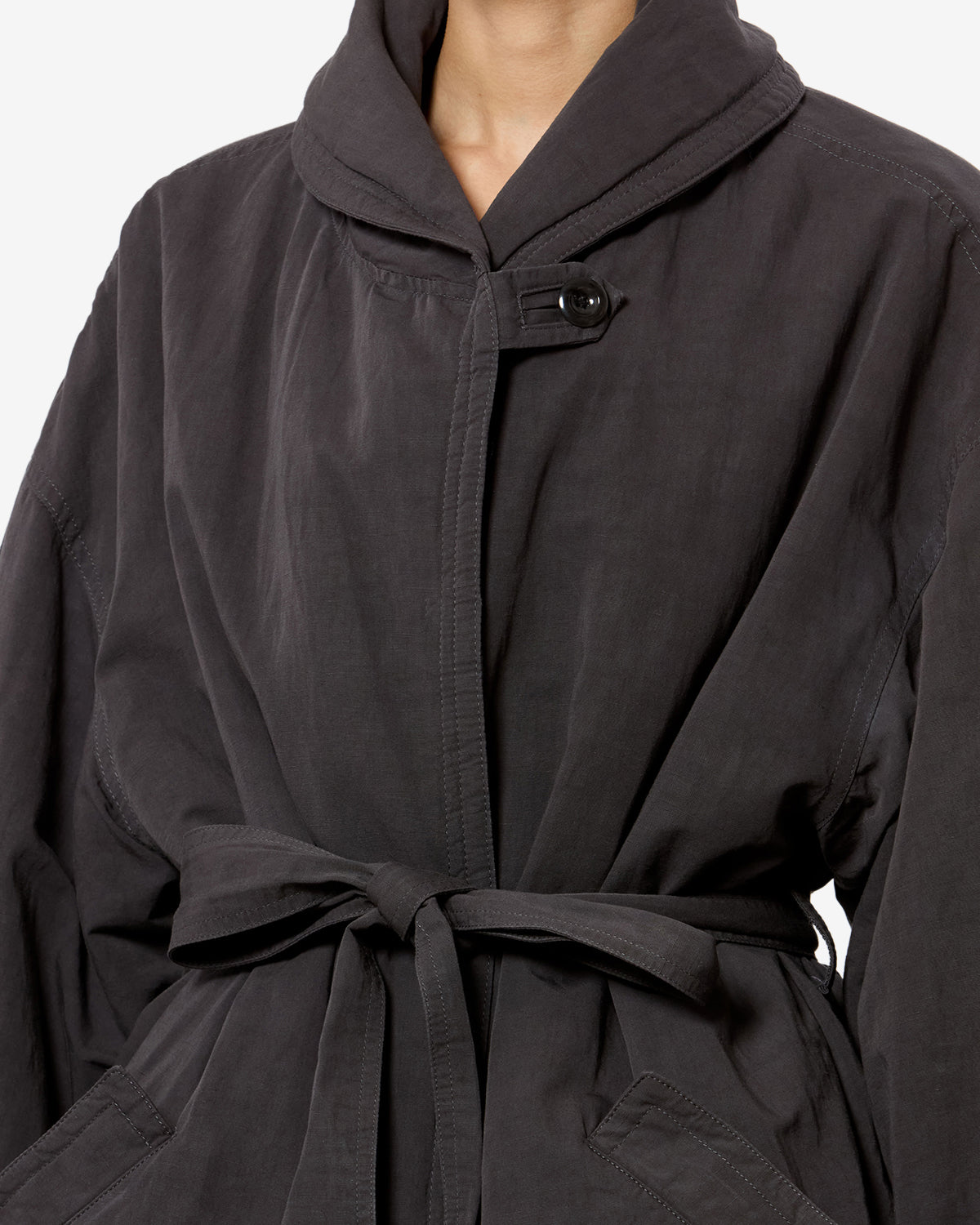 Manteau Volinda — Bleu nuit, vue 3 ; référence MA0572FAD3C02I30FN