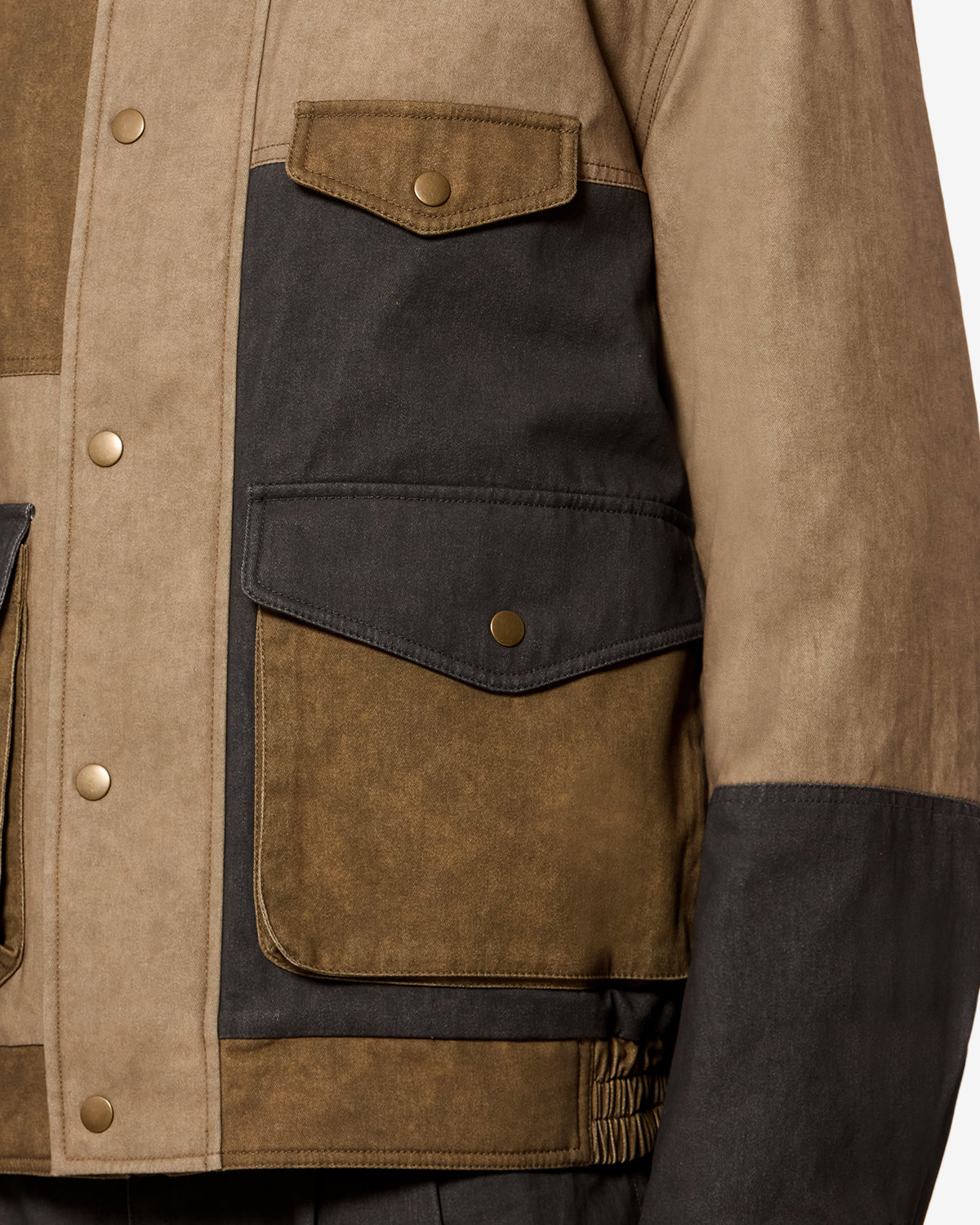 Veste Tores — Kaki, vue 3 ; référence VE0781HAD3G02H67KI