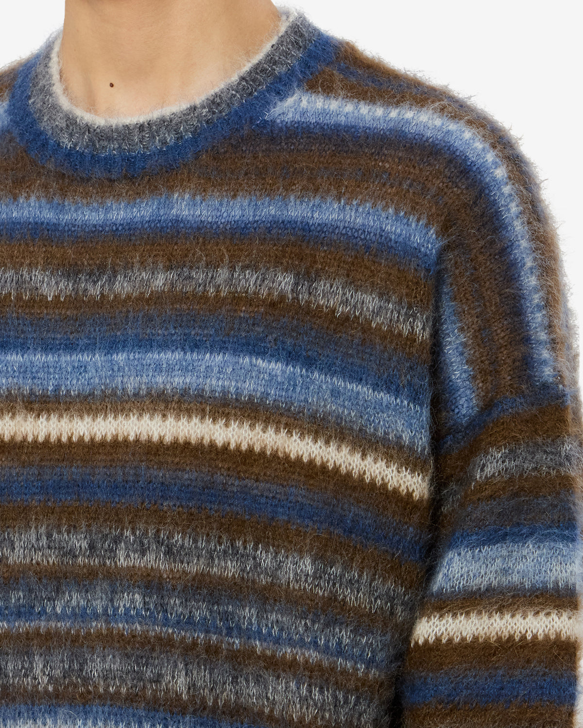 Pull Scolan en mohair — Nuit, vue 3 ; référence PU0969HAD3L07H30MI
