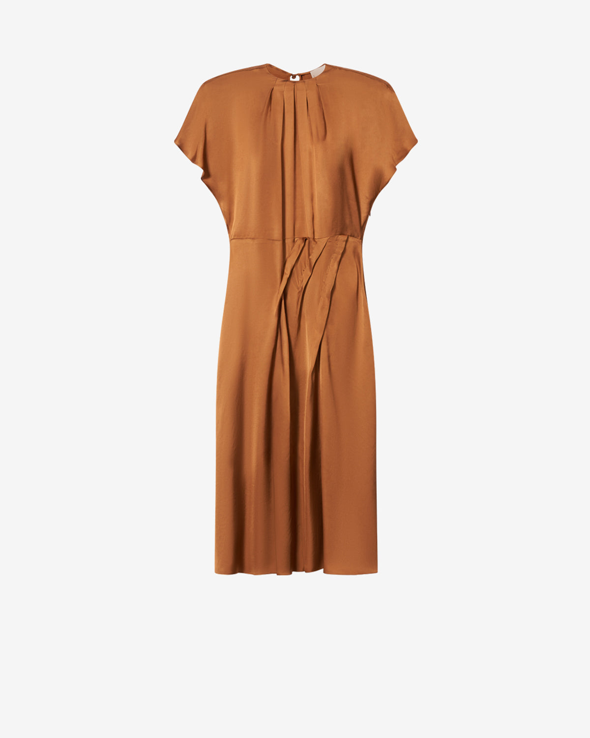 Robe Namsha — Caramel, vue 3 ; référence RO1191FAD3J13I50CA