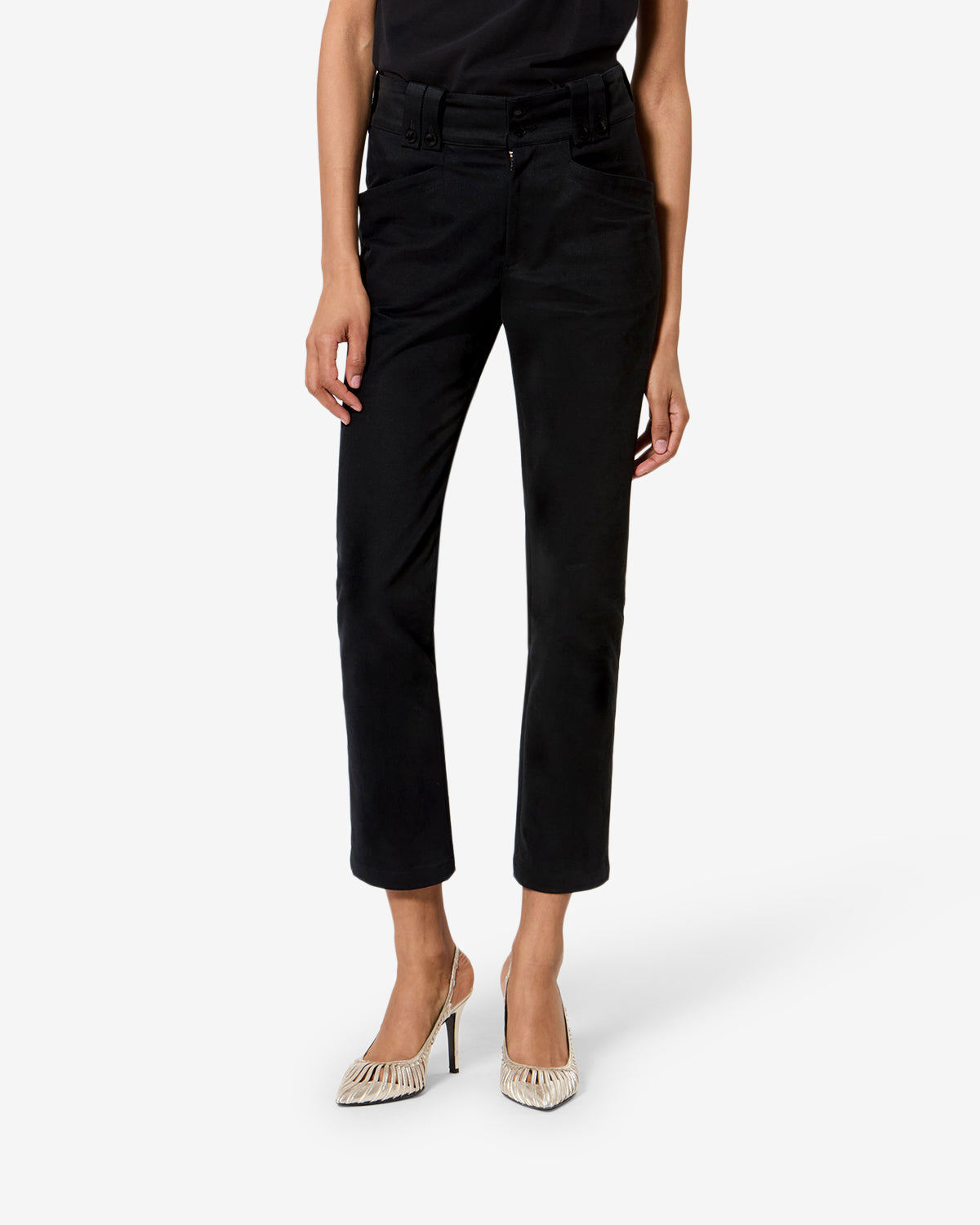 Pantalon Birdy — Noir, vue 1 ; référence PA0789FAD3G03I01BK