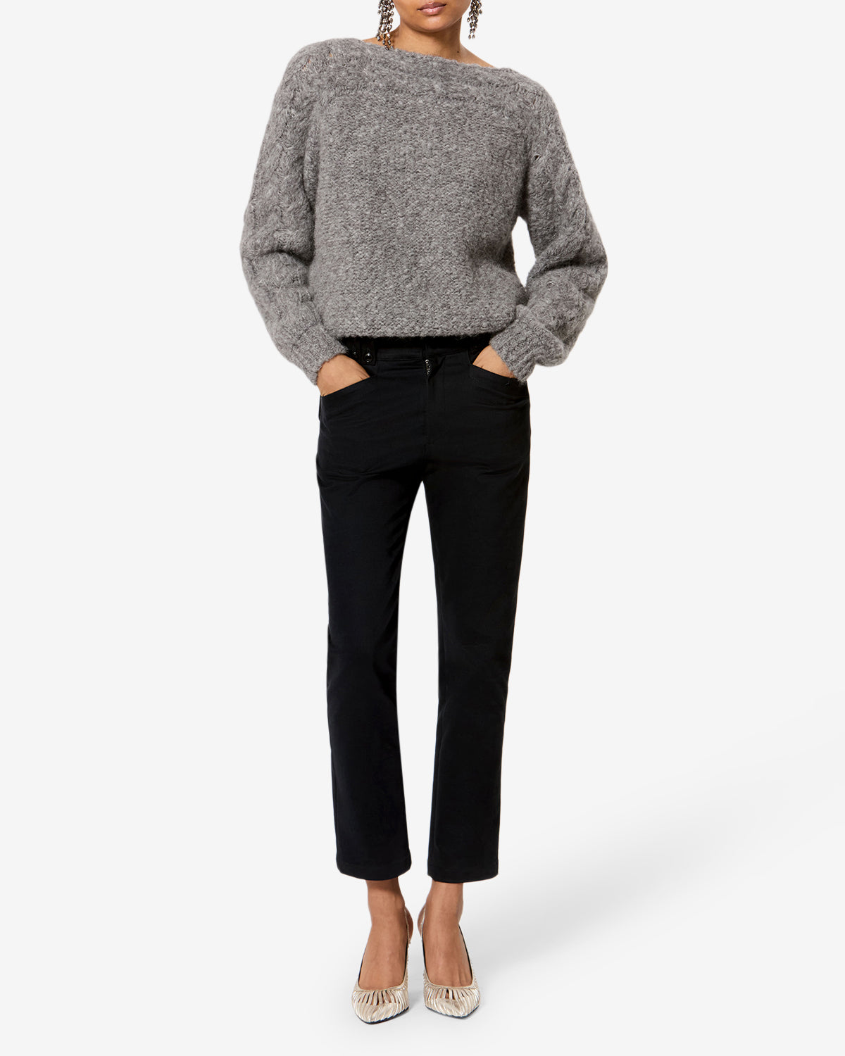 Pantalon Birdy — Noir, vue 2 ; référence PA0789FAD3G03I01BK