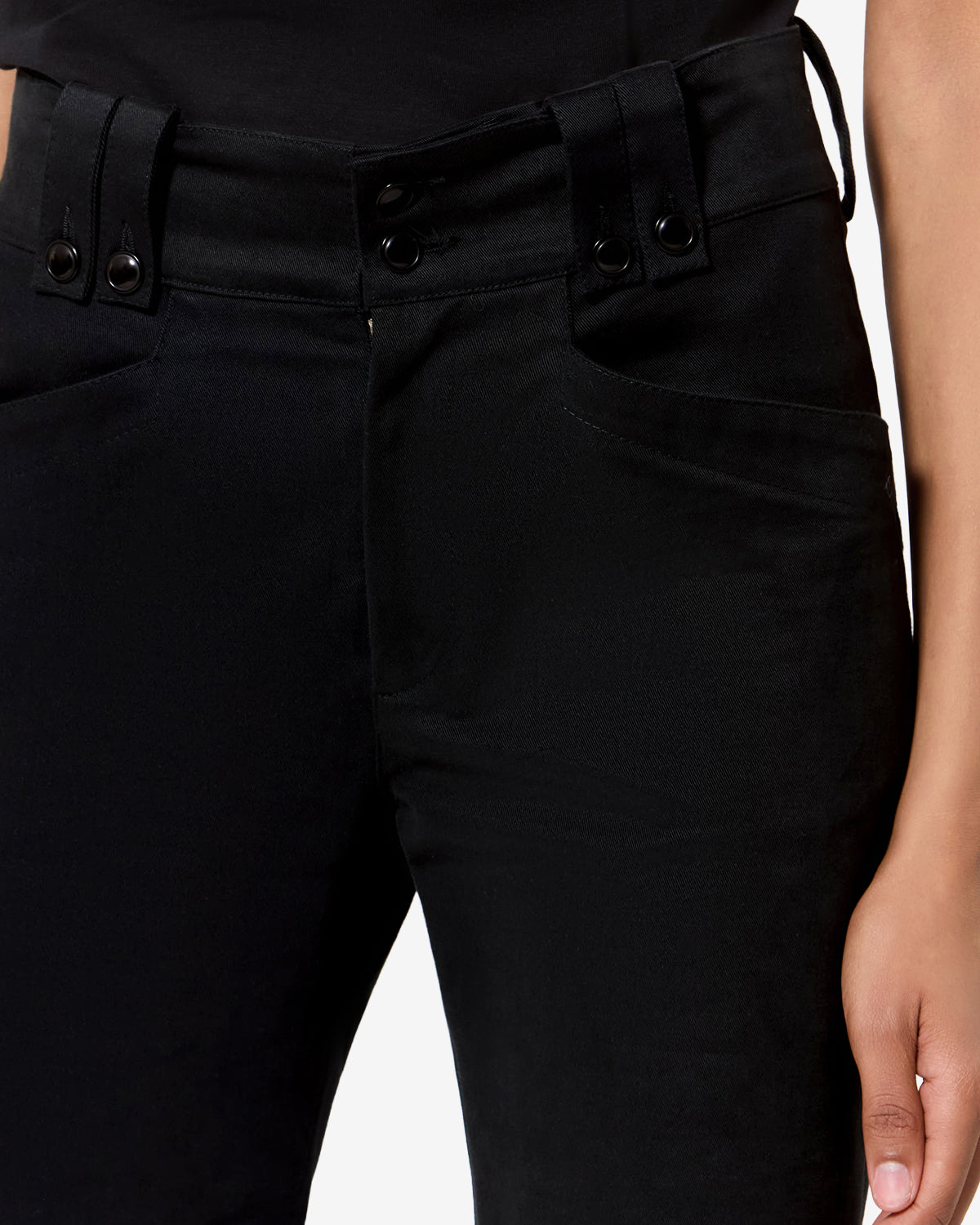 Pantalon Birdy — Noir, vue 3 ; référence PA0789FAD3G03I01BK