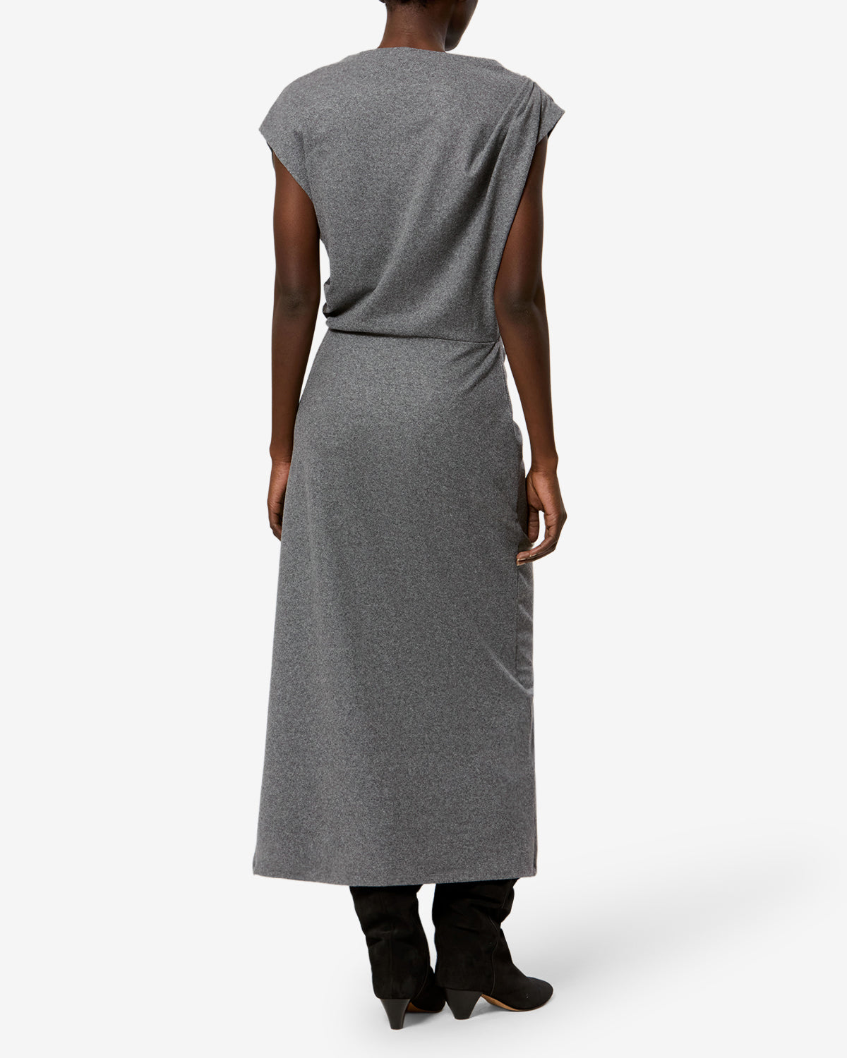 Robe Naerys — Gris, vue 3 ; référence RO0260FDD3K05E02GY