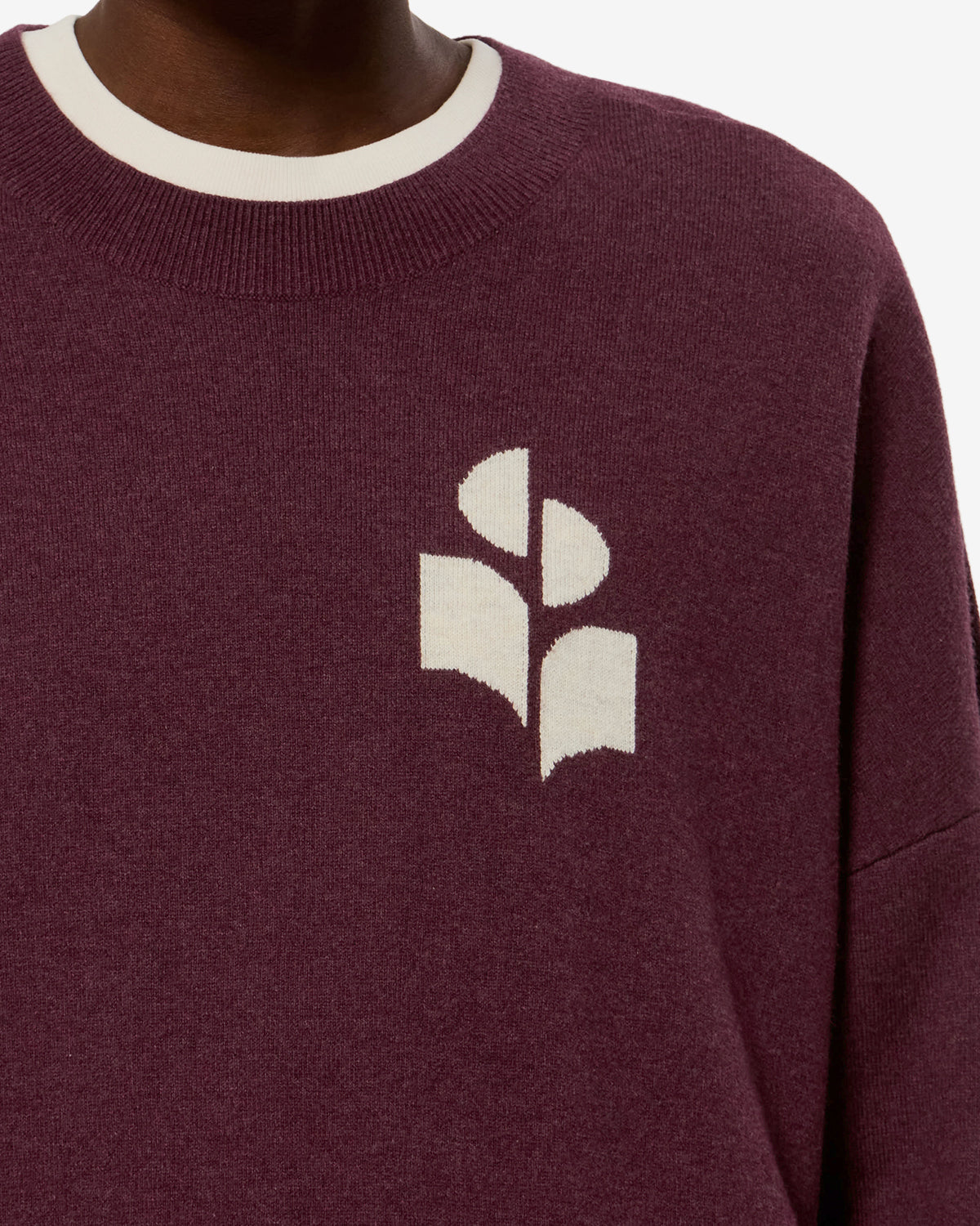 Pull Marisans — Bordeaux, vue 3 ; référence PU0053FAA1X05E80BY