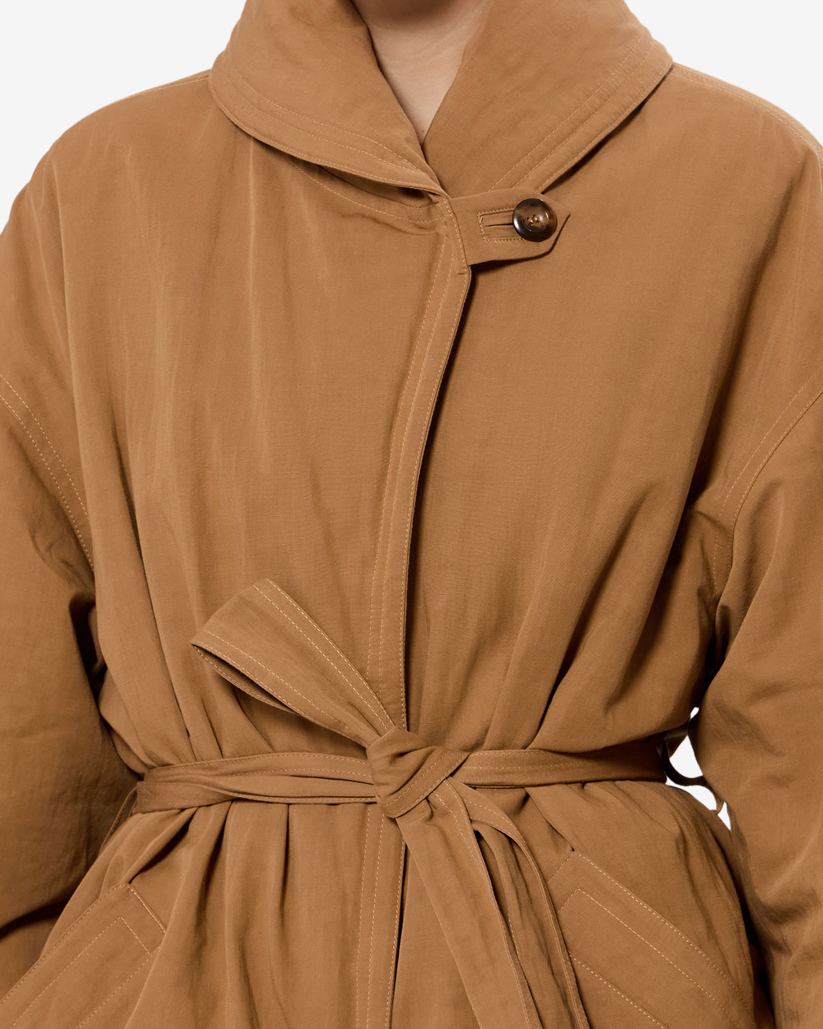 Manteau Volinda — Camel, vue 3 ; référence MA0572FAD3C02I50CM
