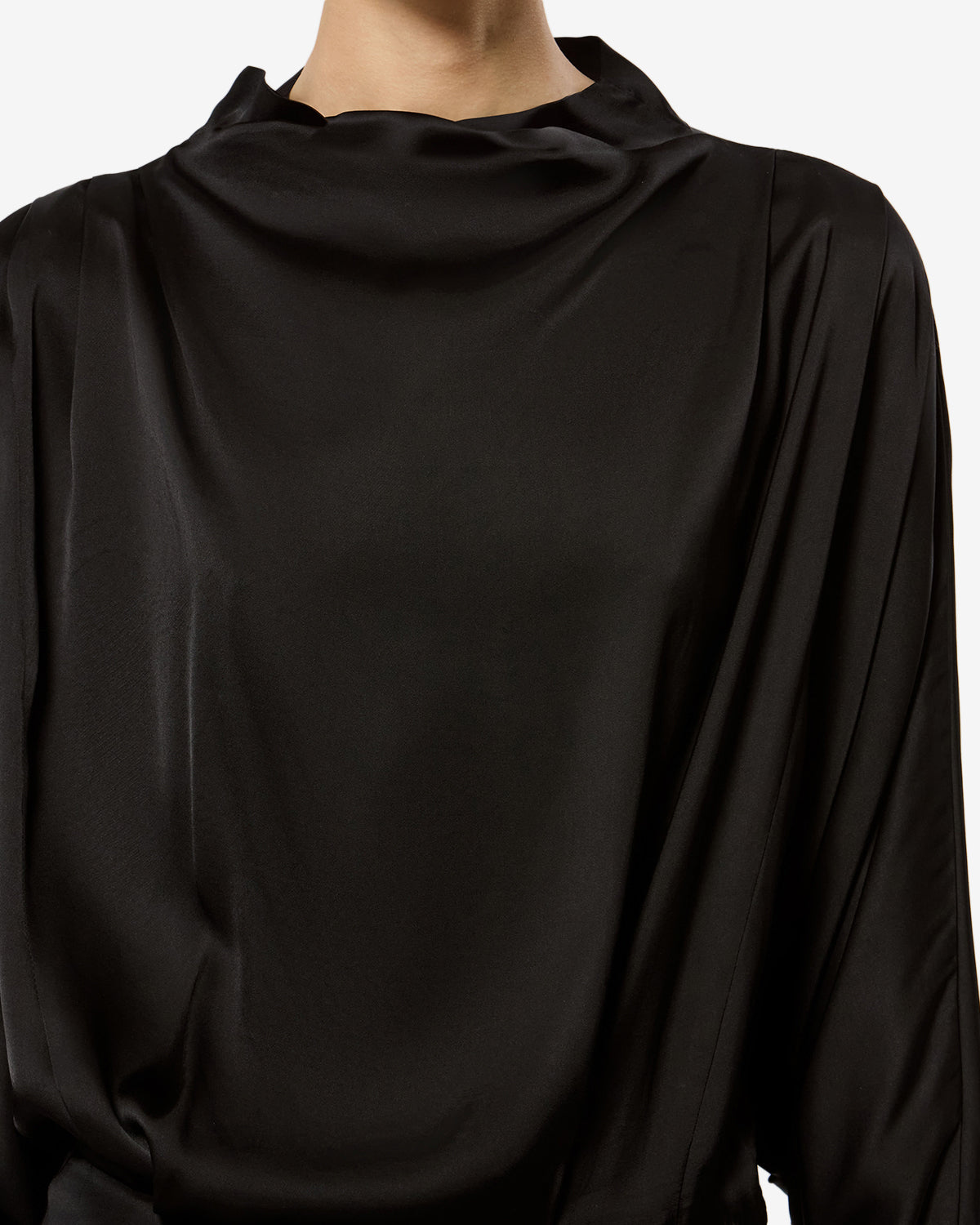 Robe Neline — Noir, vue 3 ; référence RO1094FAD3J13I01BK