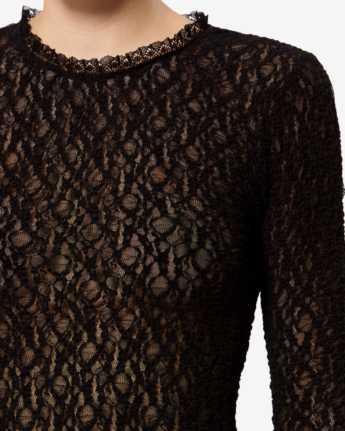 Top Brany — Noir, vue 3 ; référence HT0926FAD3J17I01BK
