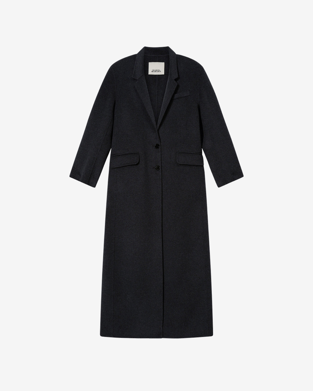 Manteau Clesa en laine — Anthracite, vue 3 ; référence MA0575FAD3D03I02AN