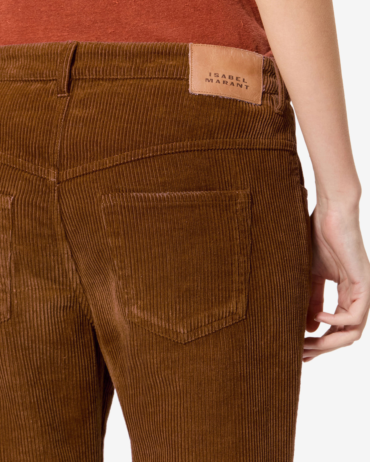 Pantalon Ruthie — Caramel, vue 3 ; référence PA0708FAD3G02E50CA