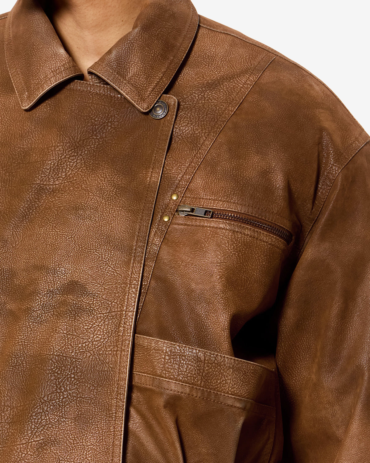 Veste Belma — Marron, vue 3 ; référence VE0732FAD3B01E50BW