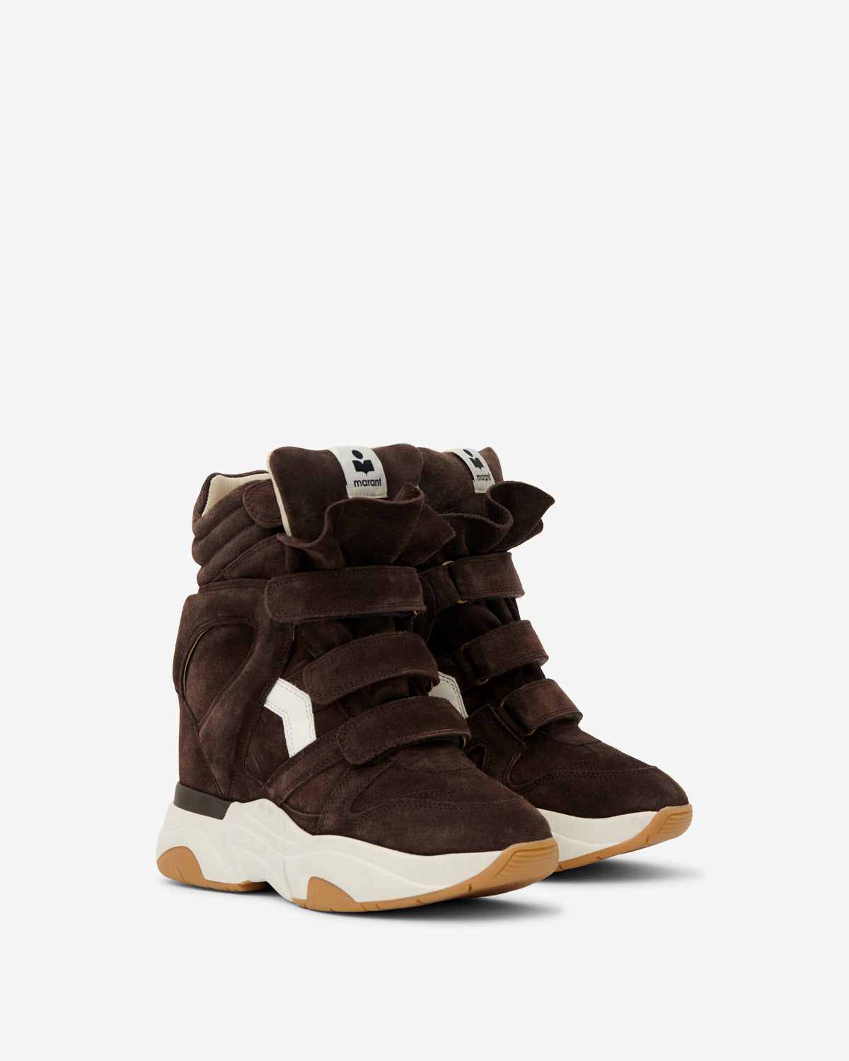Baskets Balskee — Chocolat / Blanc laiteux, vue 2 ; référence BK0009FAB4E10SCLMW