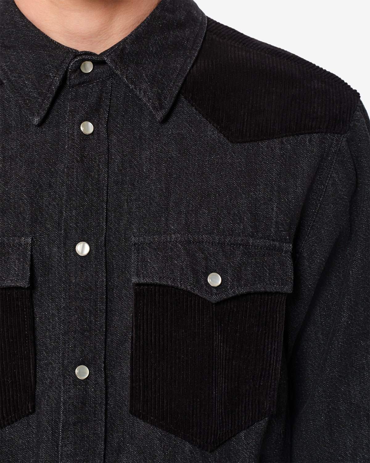Chemise Vegas — Noir, vue 3 ; référence CH0367HAD4H03H01BK