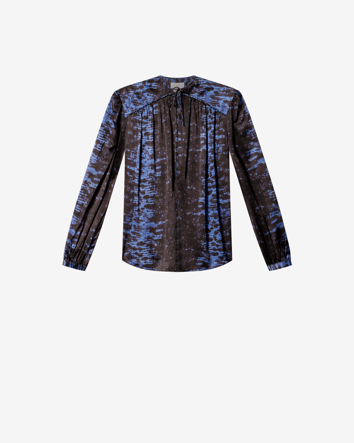Blouse Laraya en soie — Nuit, vue 3 ; référence HT0990FAD4J12I30MI