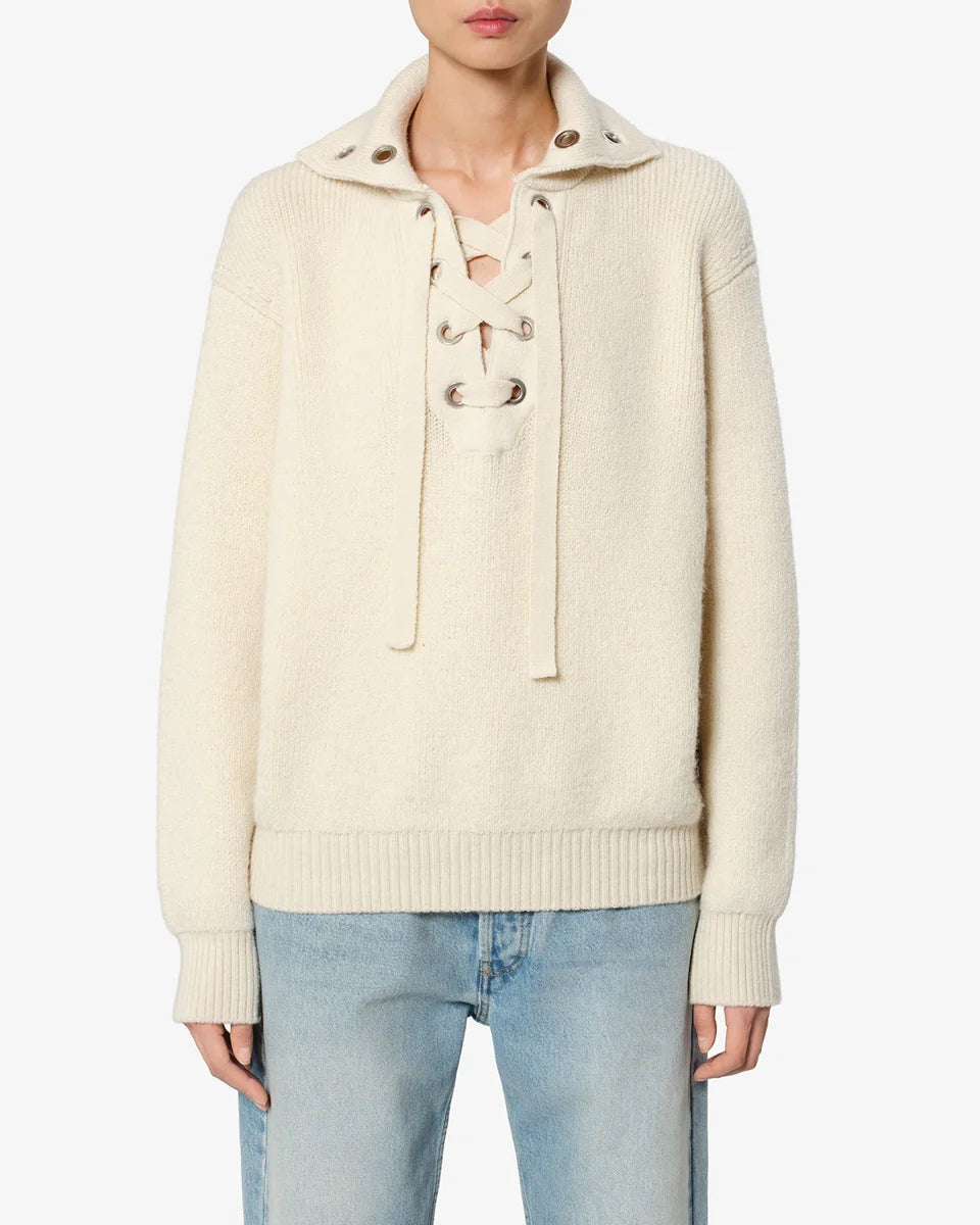 Pull Ydalia écru Isabel Marant, troisième vue