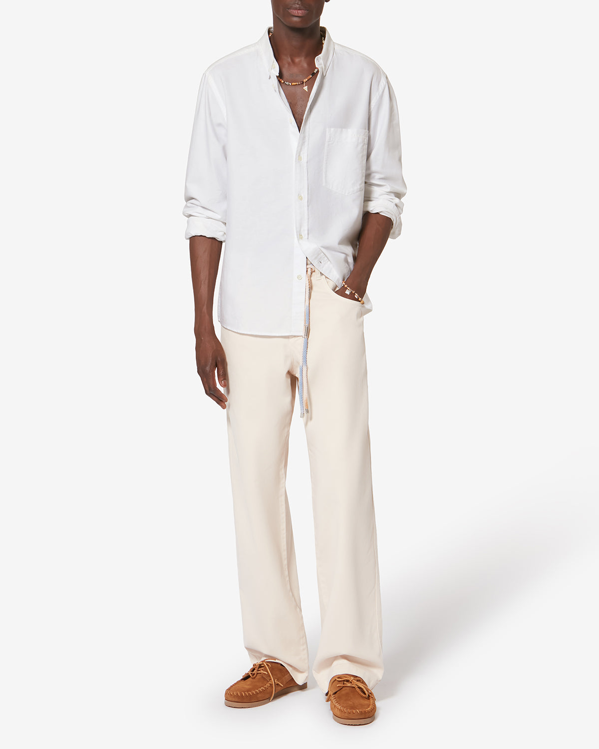 Chemise Jasolo — Blanc, vue 2 ; référence CH0041HAB1I14H20WH