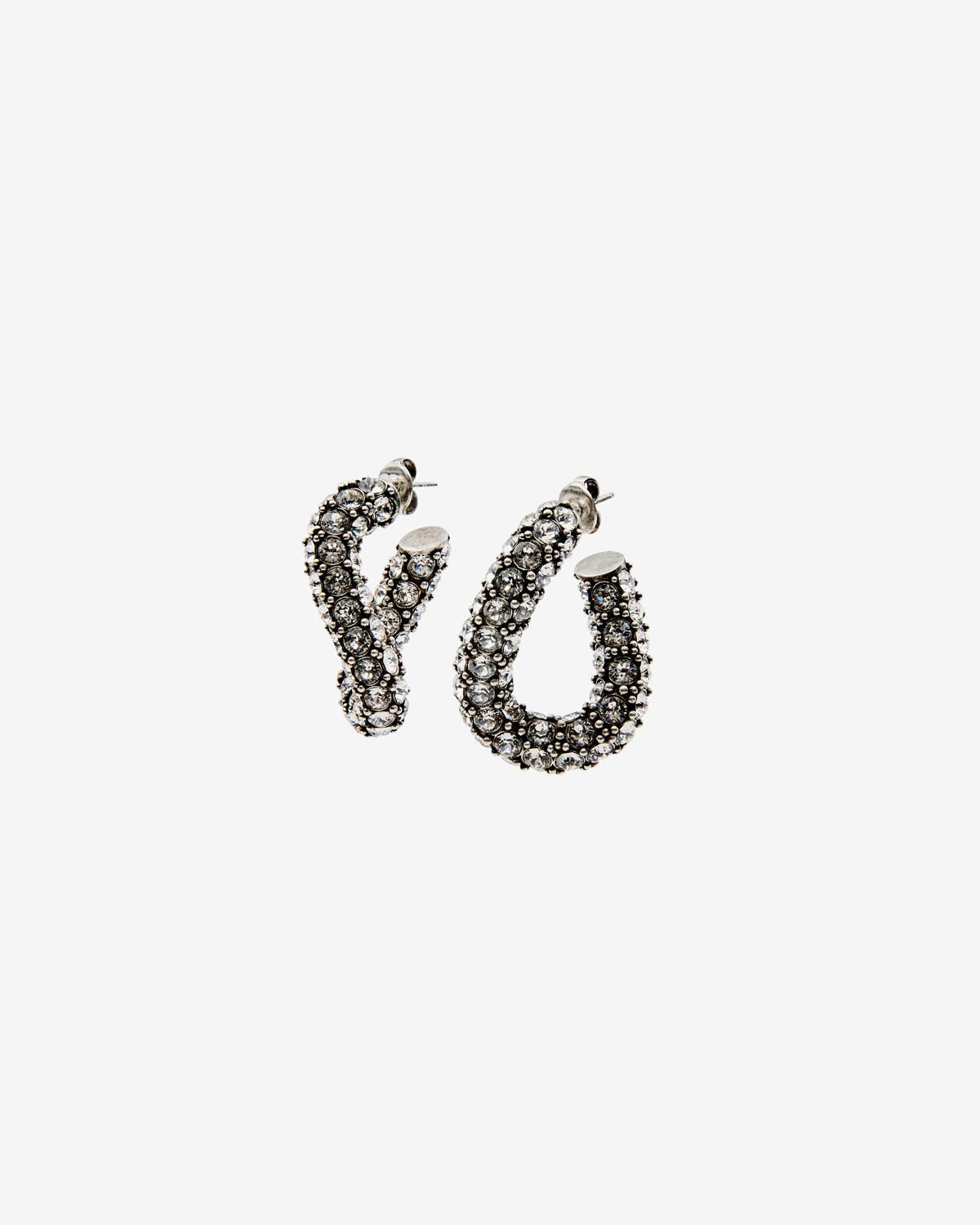 Boucles D'Oreilles Funky Ring — Argenté, vue 1 ; référence BL0035FAA2B27BTRSI