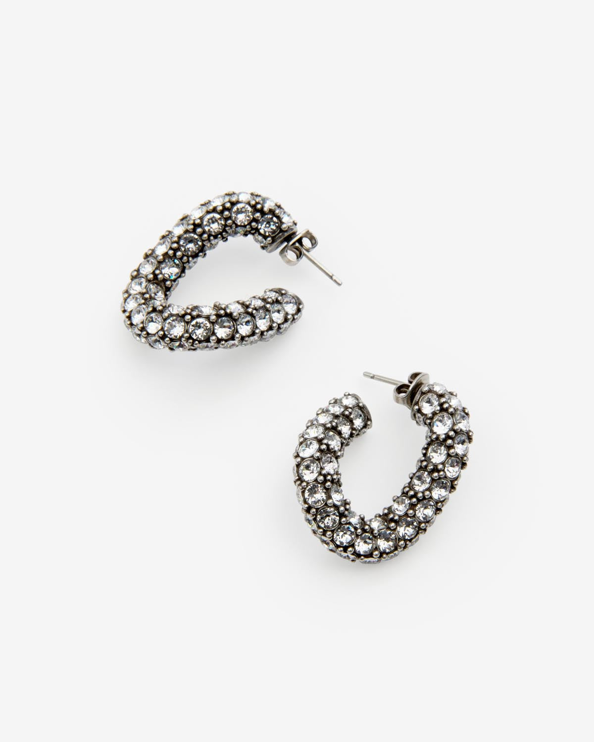 Boucles D'Oreilles Funky Ring — Argenté, vue 3 ; référence BL0035FAA2B27BTRSI