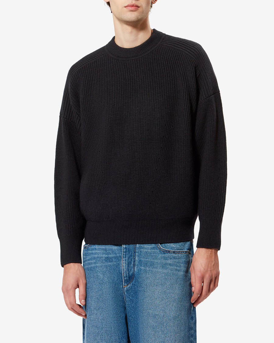 Pull Barry en laine — Nuit, vue 1 ; référence PU0081HAA1L79H30MI