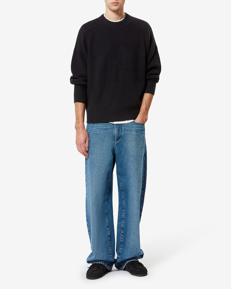 Pull Barry en laine — Nuit, vue 2 ; référence PU0081HAA1L79H30MI