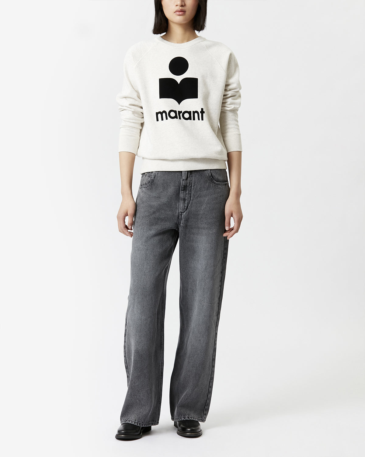 Sweatshirt Milly — Écru, vue 2 ; référence SW003700M017E23EC