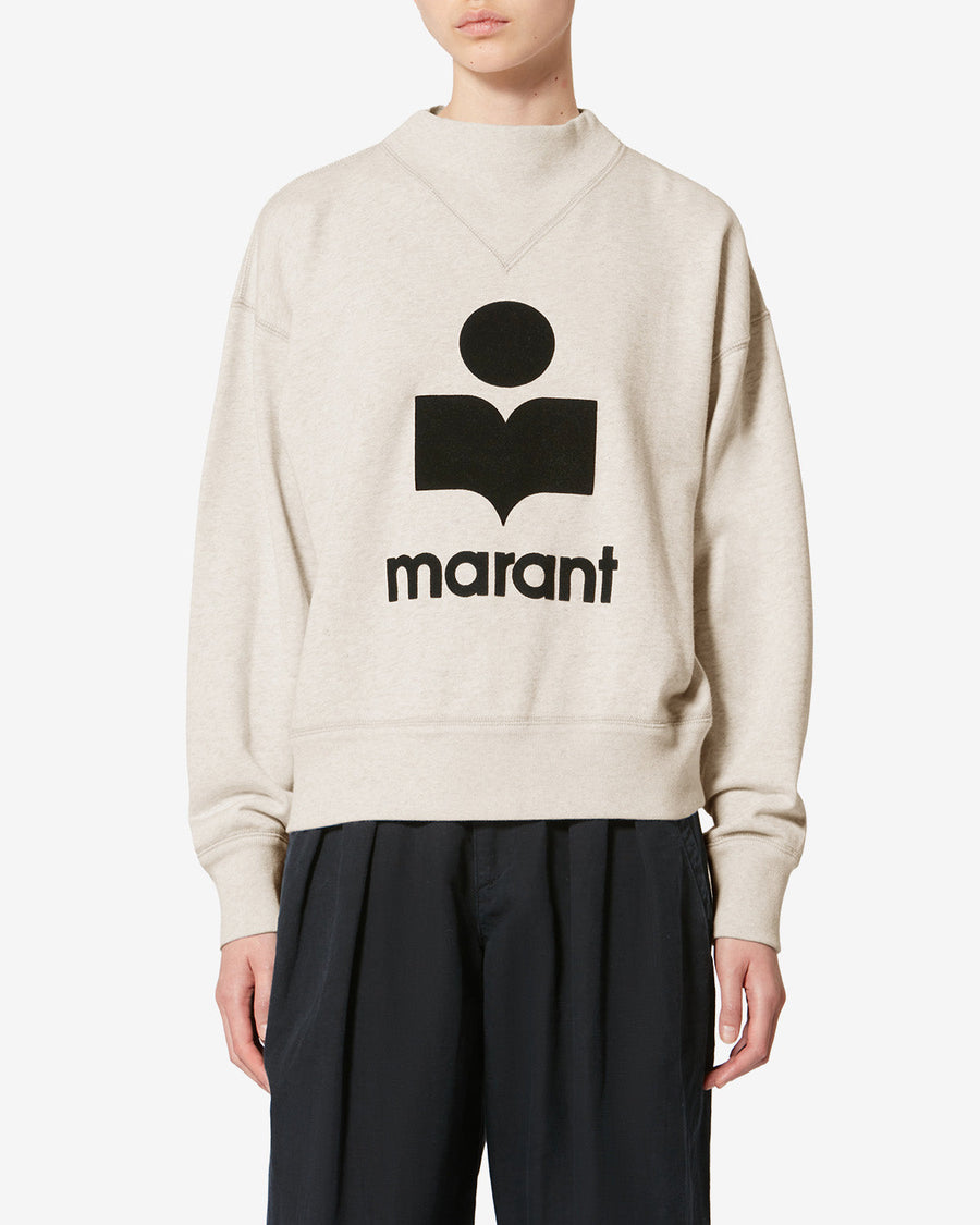 Sweatshirt Moby — Écru, vue 1 ; référence SW0003FAA1M07E23EC