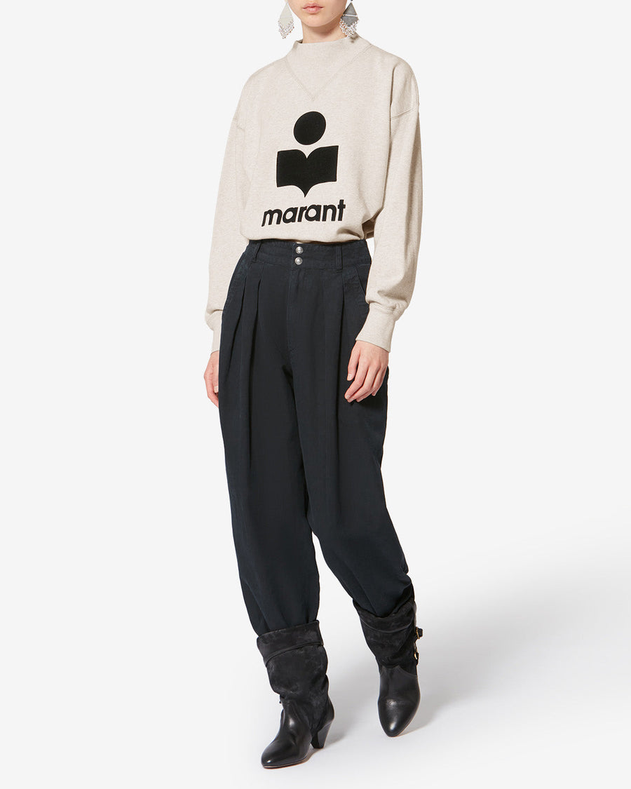 Sweatshirt Moby — Écru, vue 2 ; référence SW0003FAA1M07E23EC