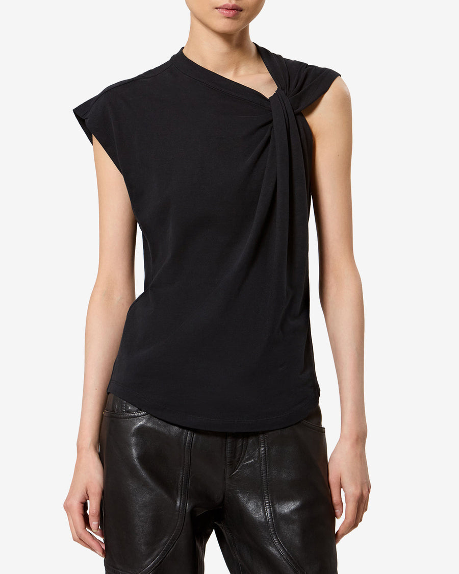 T-shirt Nayda — Noir, vue 1 ; référence TS0175FAA1N41I01BK