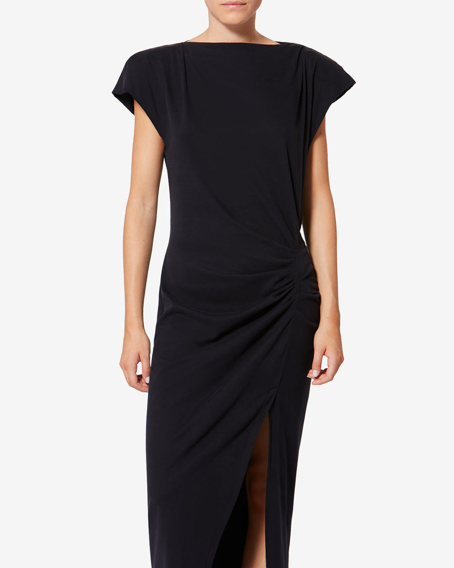 Robe Nadela — Noir, vue 1 ; référence RO0307FAA1N41I01BK