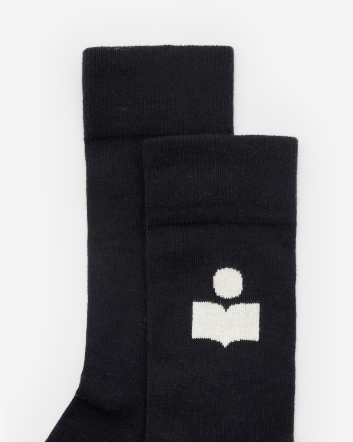 Chaussettes Siloki — Noir, vue 3 ; référence CT001JFAA1C11A01BK